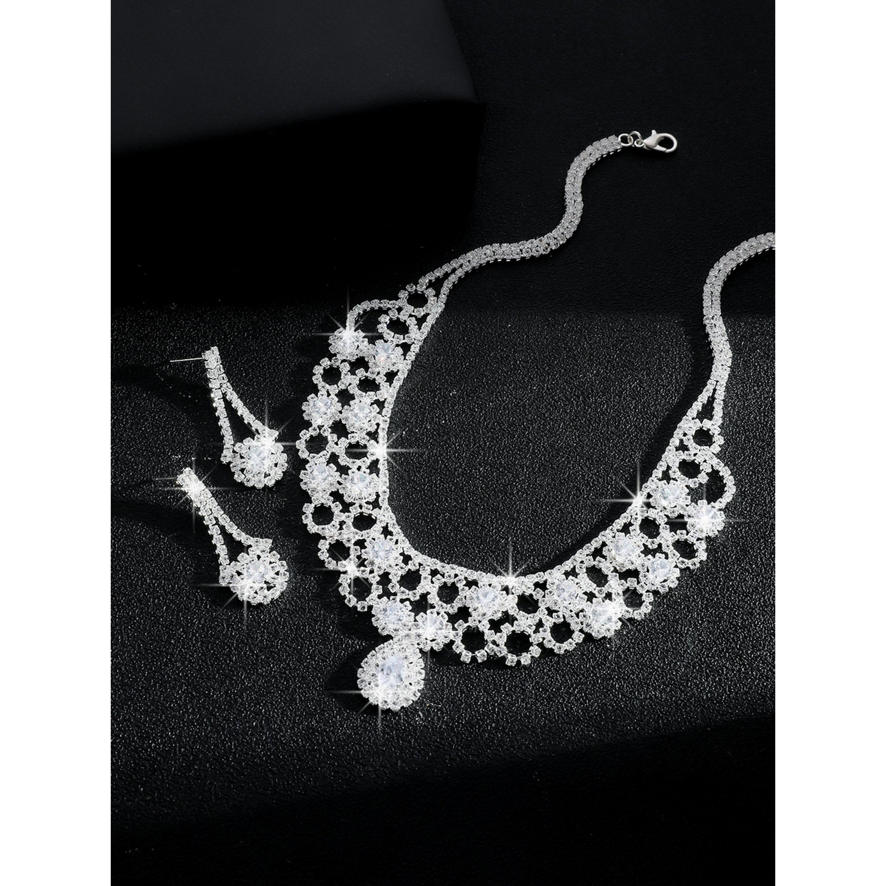 Take Two 2-Piece Embellished Necklace And Earrings Jewelry Set-women-watchesandjewellery-jewellery-jewellerysets-image-5