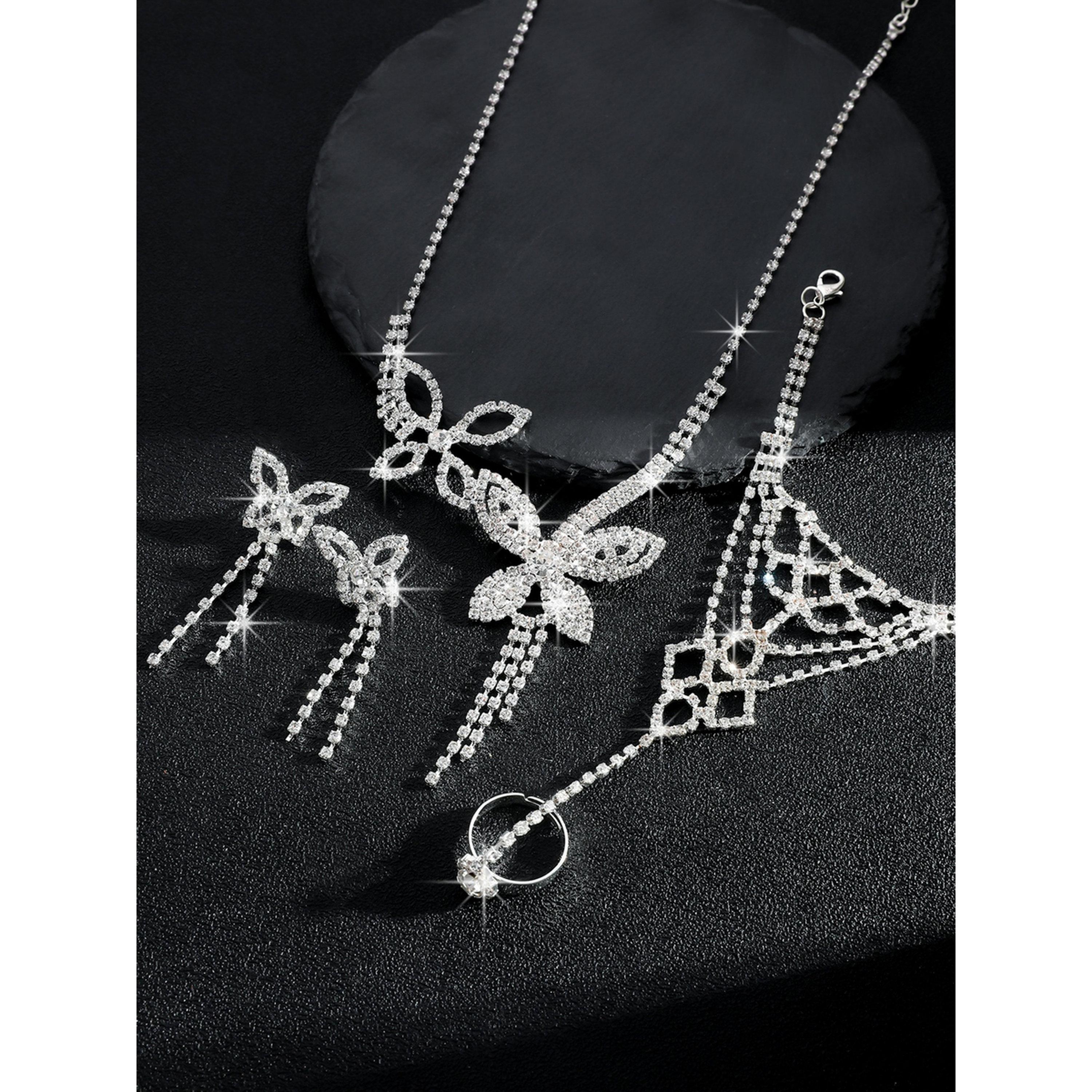 Take Two 3-Piece Embellished Butterfly Necklace, Bracelet And Earrings Jewelry Set-women-watchesandjewellery-jewellery-jewellerysets-image-4