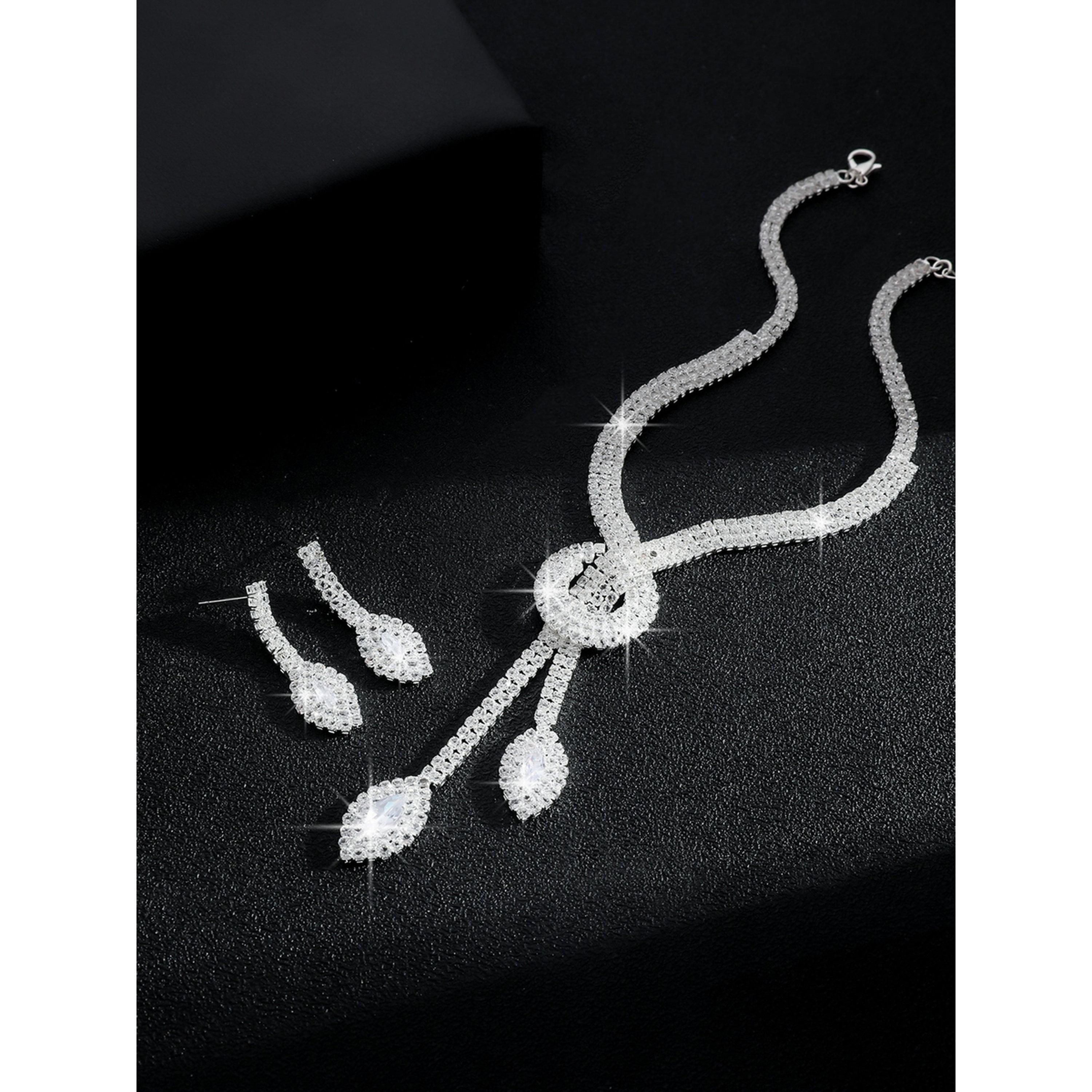 Take Two 2-Piece Embellished Necklace And Earrings Jewelry Set-women-watchesandjewellery-jewellery-jewellerysets-image-5