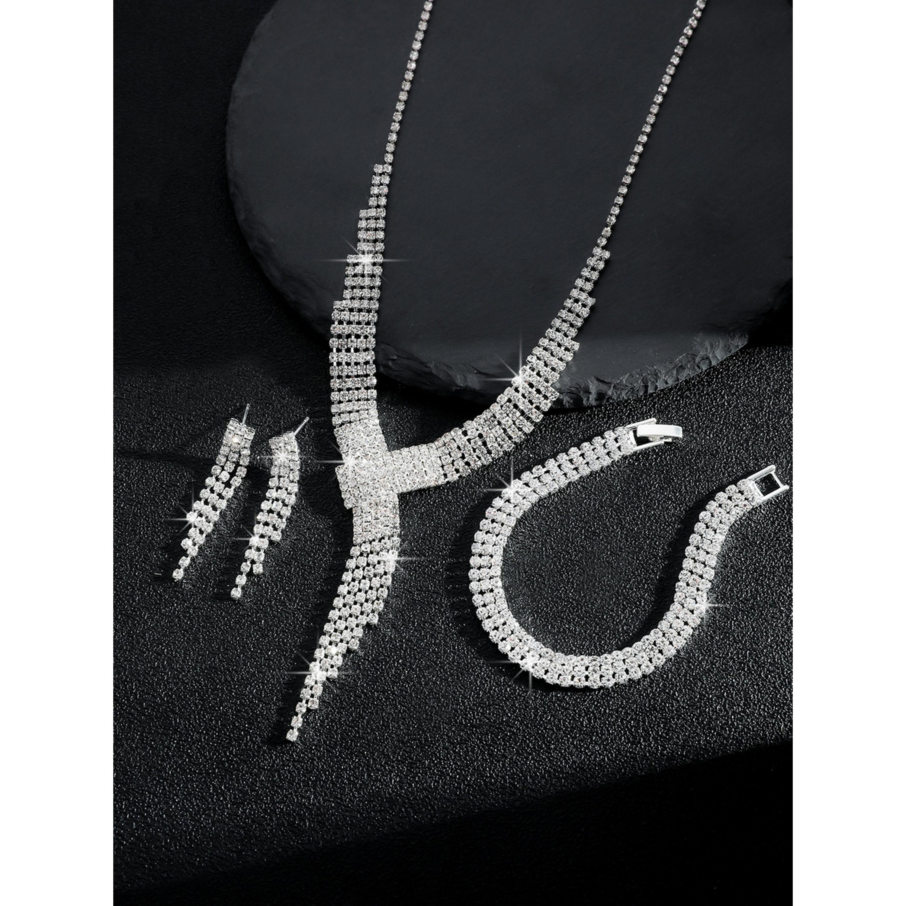 Take Two 3-Piece Embellished Necklace, Bracelet And Earrings Jewelry Set-women-watchesandjewellery-jewellery-jewellerysets-image-4