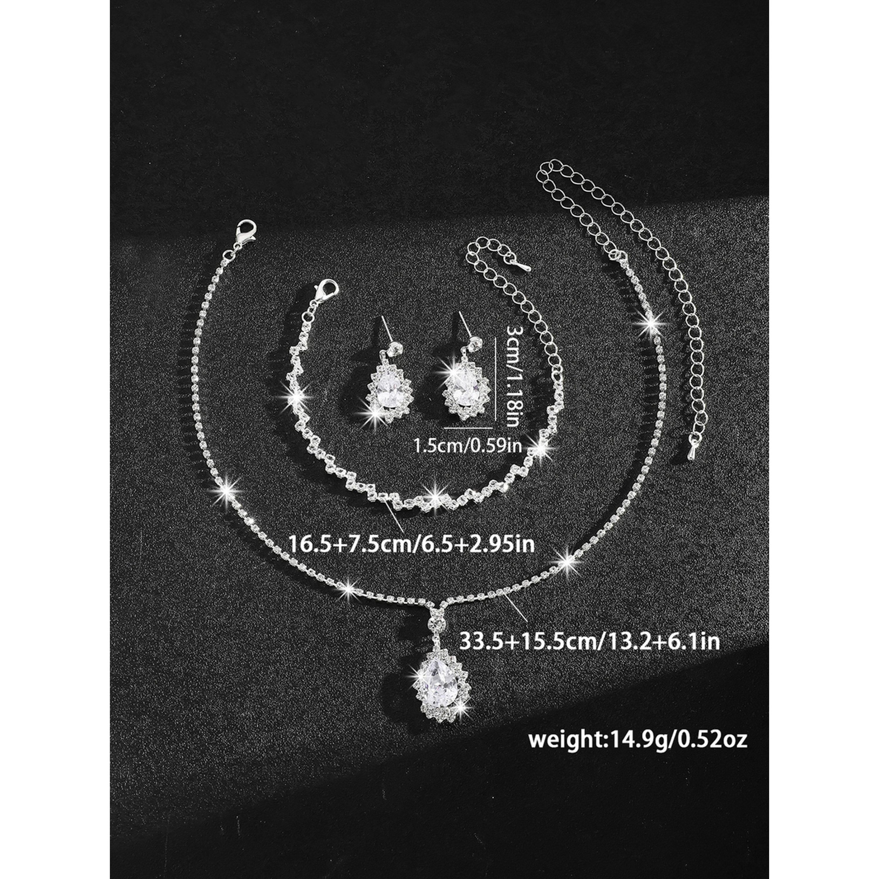 Take Two 3-Piece Embellished Necklace, Bracelet And Earrings Jewelry Set-women-watchesandjewellery-jewellery-jewellerysets-image-3