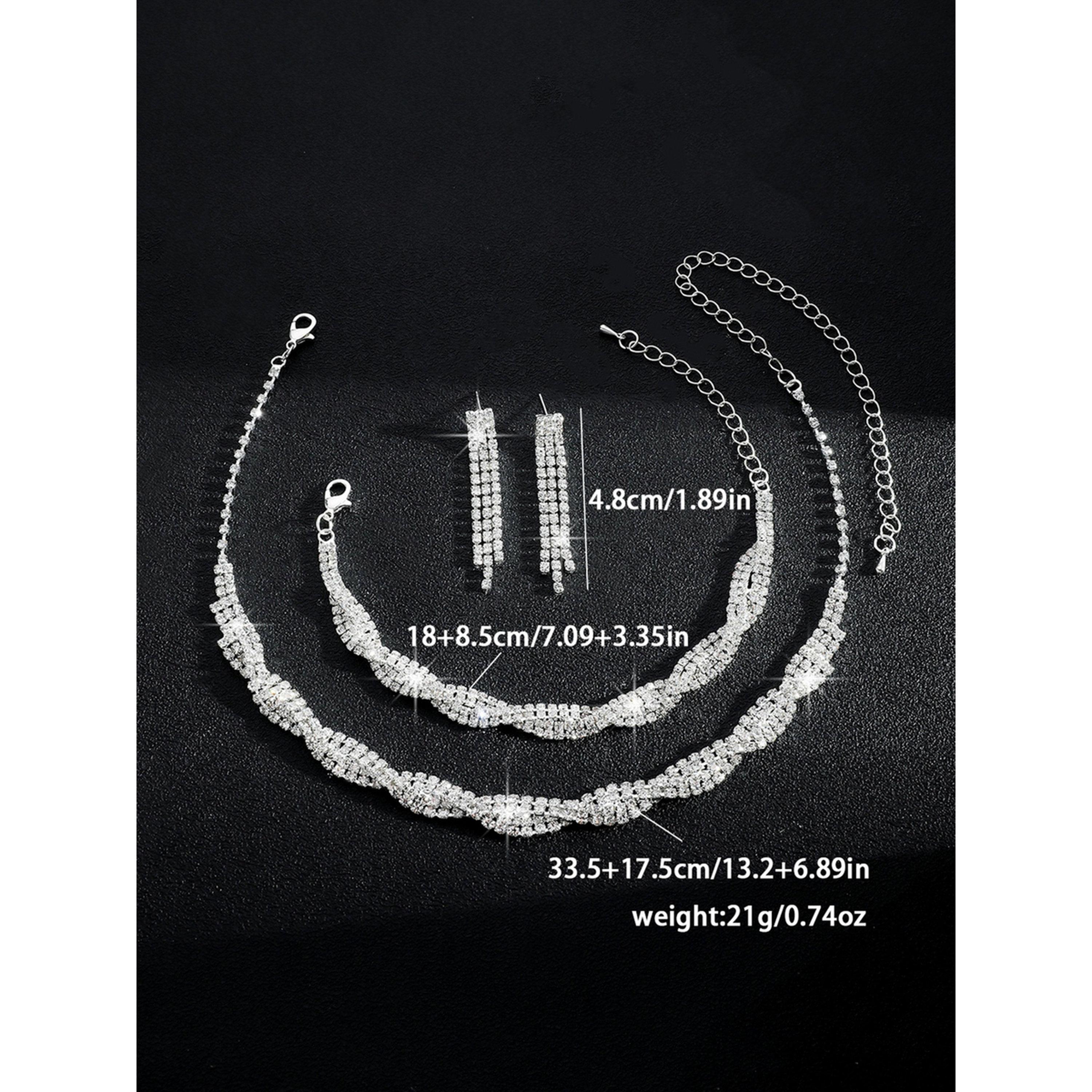 Take Two 3-Piece Embellished Necklace, Bracelet And Earrings Jewelry Set-women-watchesandjewellery-jewellery-jewellerysets-image-3