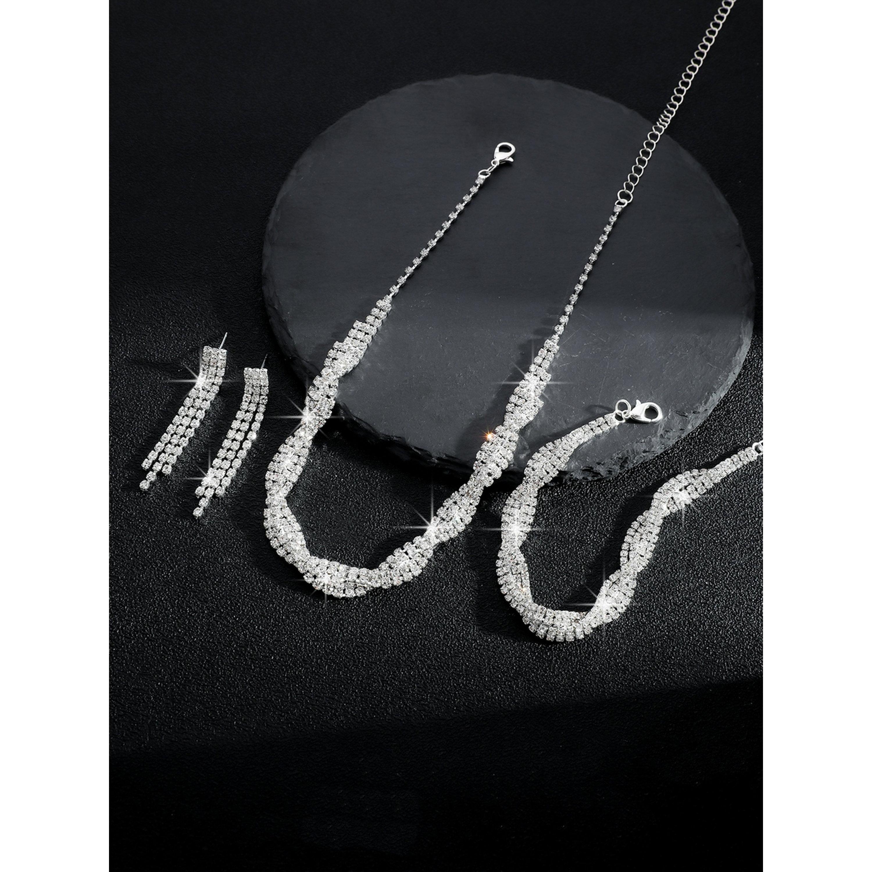 Take Two 3-Piece Embellished Necklace, Bracelet And Earrings Jewelry Set-women-watchesandjewellery-jewellery-jewellerysets-image-6