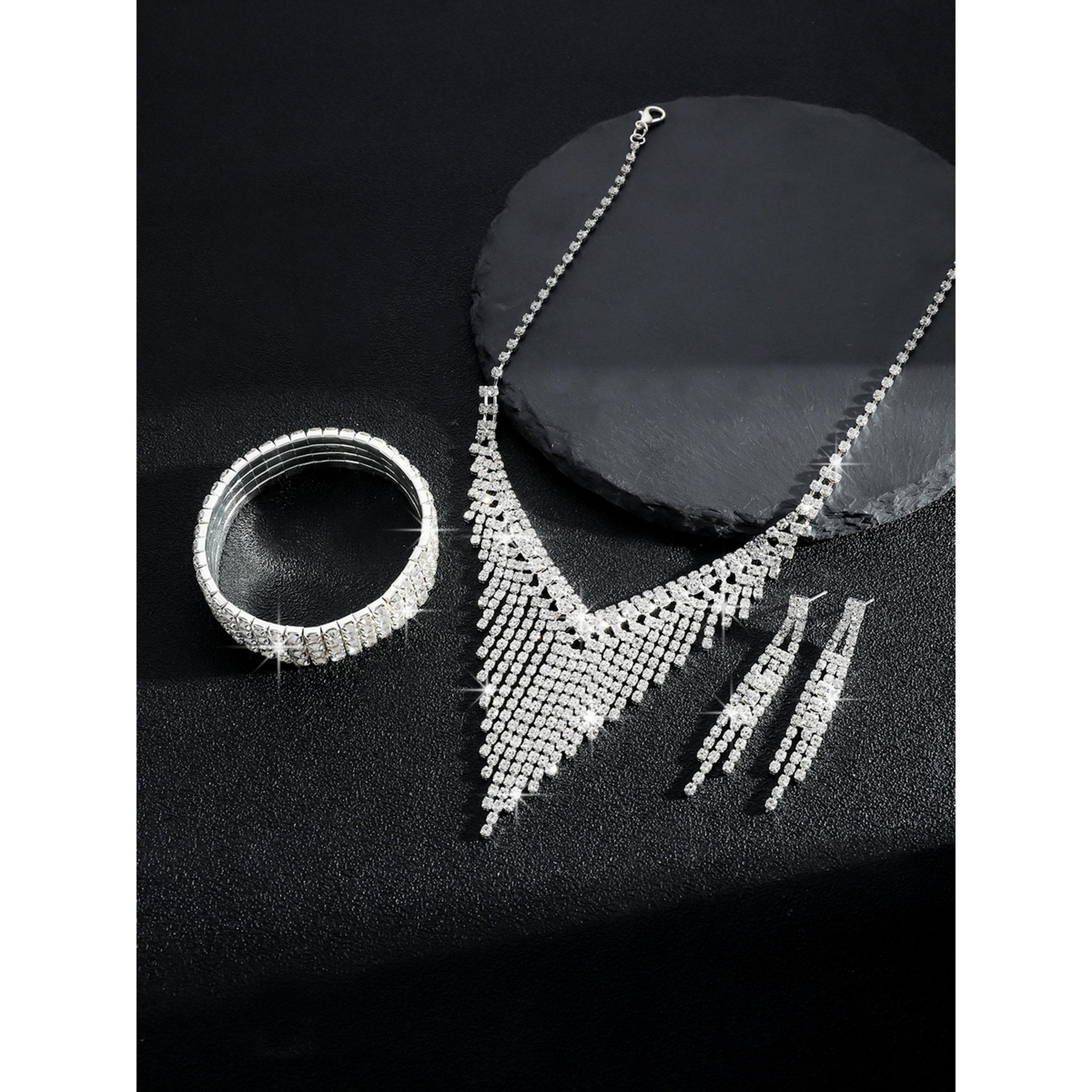 Take Two 3-Piece Embellished Necklace, Bracelet And Earrings Jewelry Set-women-watchesandjewellery-jewellery-jewellerysets-image-6