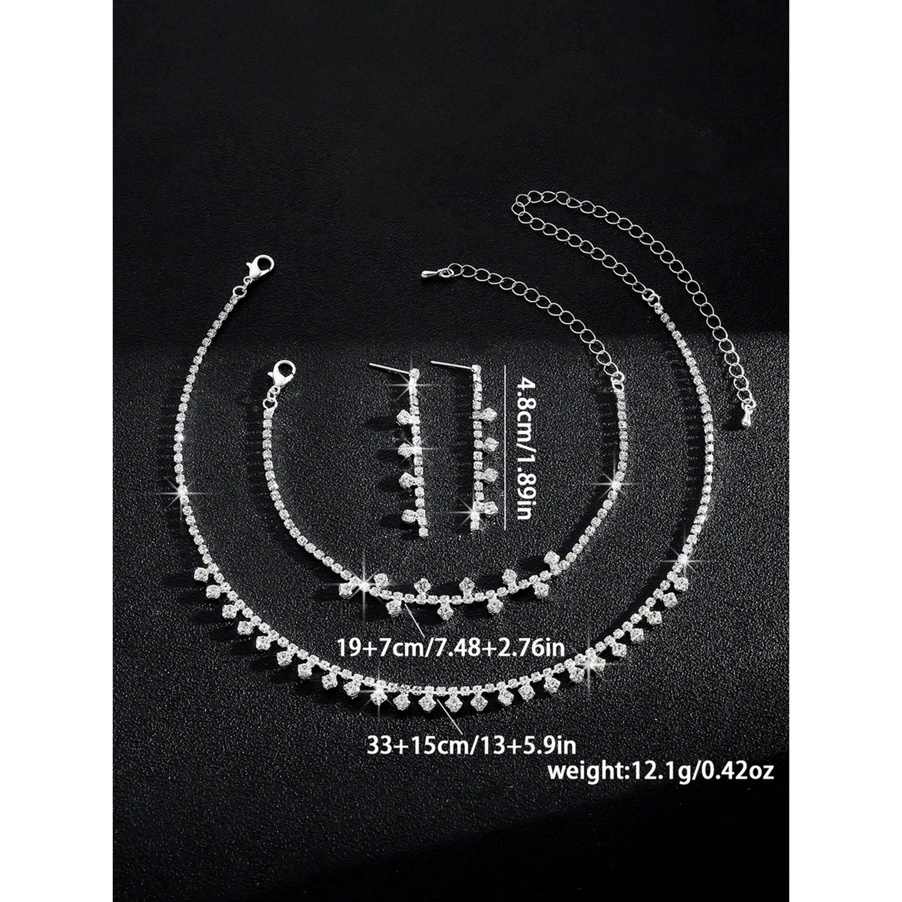 Take Two 3-Piece Embellished Necklace, Bracelet And Earrings Jewelry Set-women-watchesandjewellery-jewellery-jewellerysets-image-4