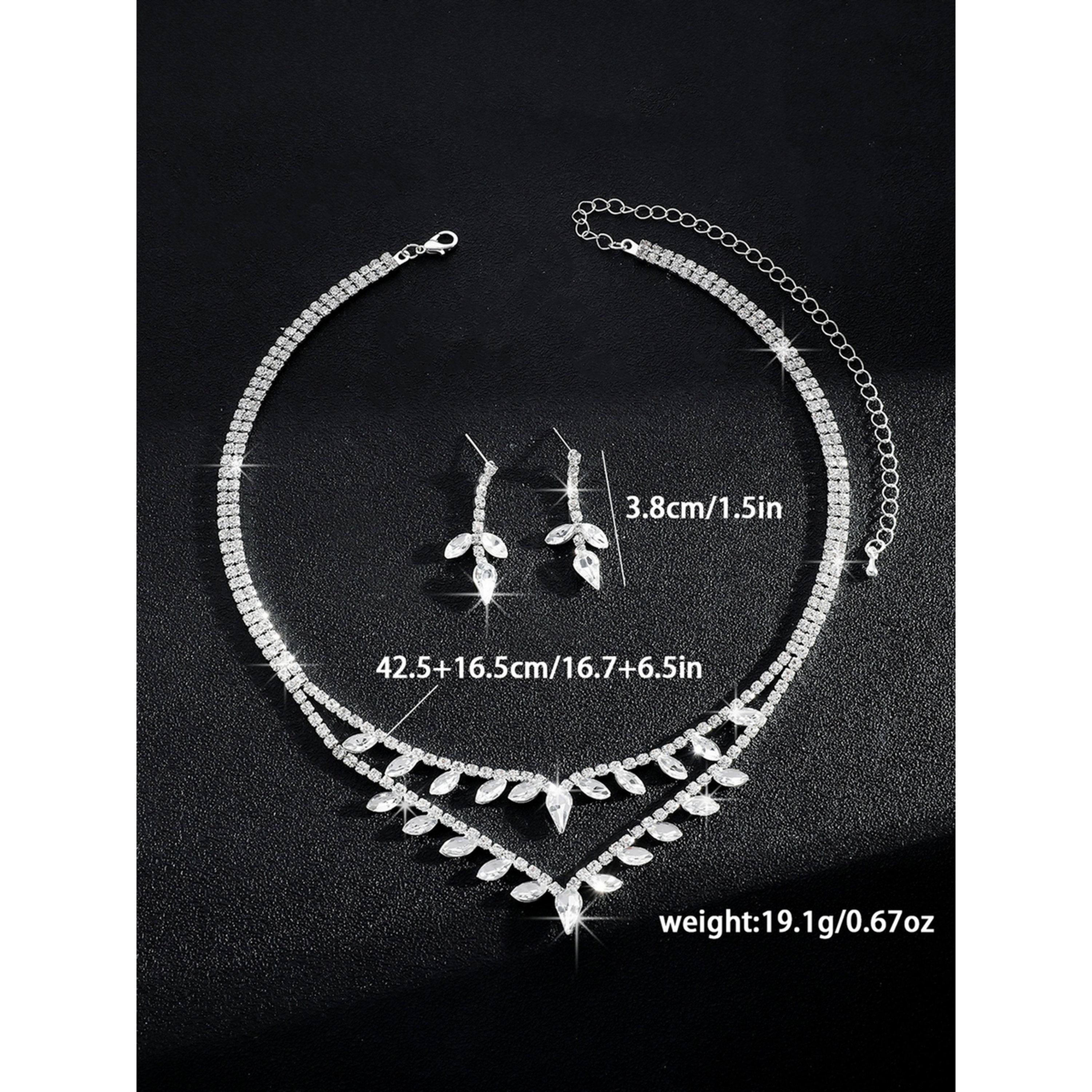Take Two 2-Piece Embellished Necklace And Earrings Jewelry Set-women-watchesandjewellery-jewellery-jewellerysets-image-3