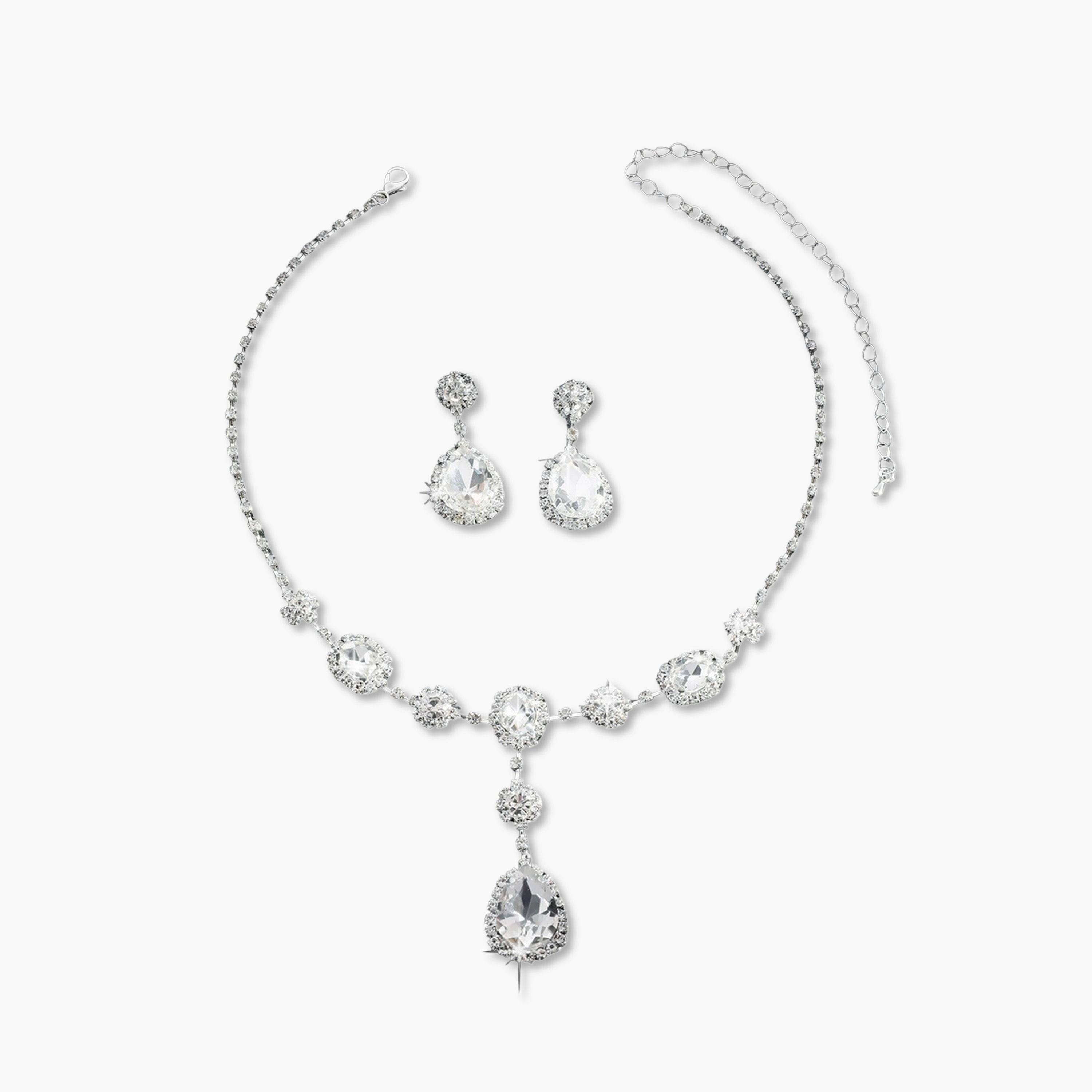 Take Two 2-Piece Embellished Necklace And Earrings Jewelry Set-women-watchesandjewellery-jewellery-jewellerysets-image-1