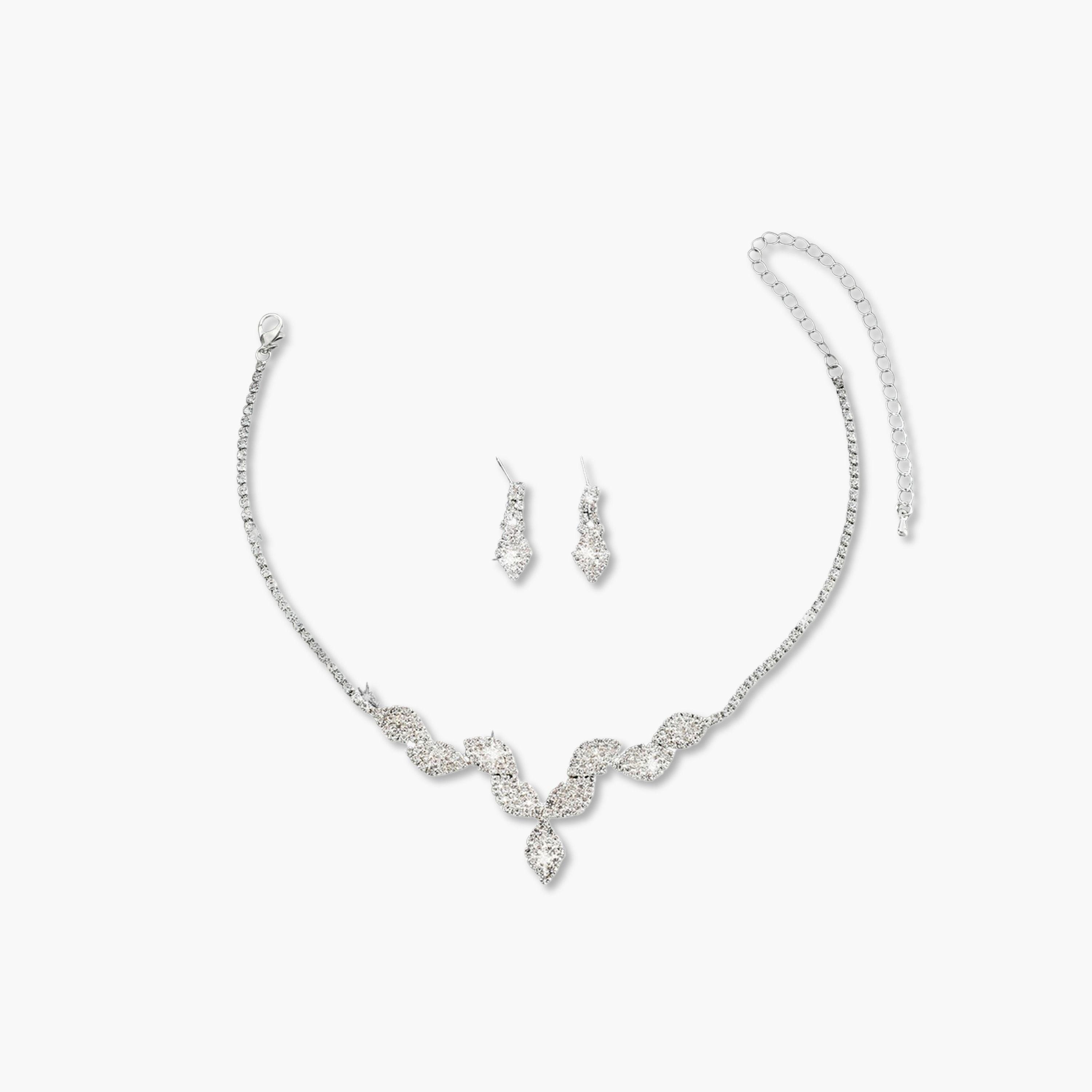 Take Two 2-Piece Embellished Necklace And Earrings Jewelry Set-women-watchesandjewellery-jewellery-jewellerysets-image-1