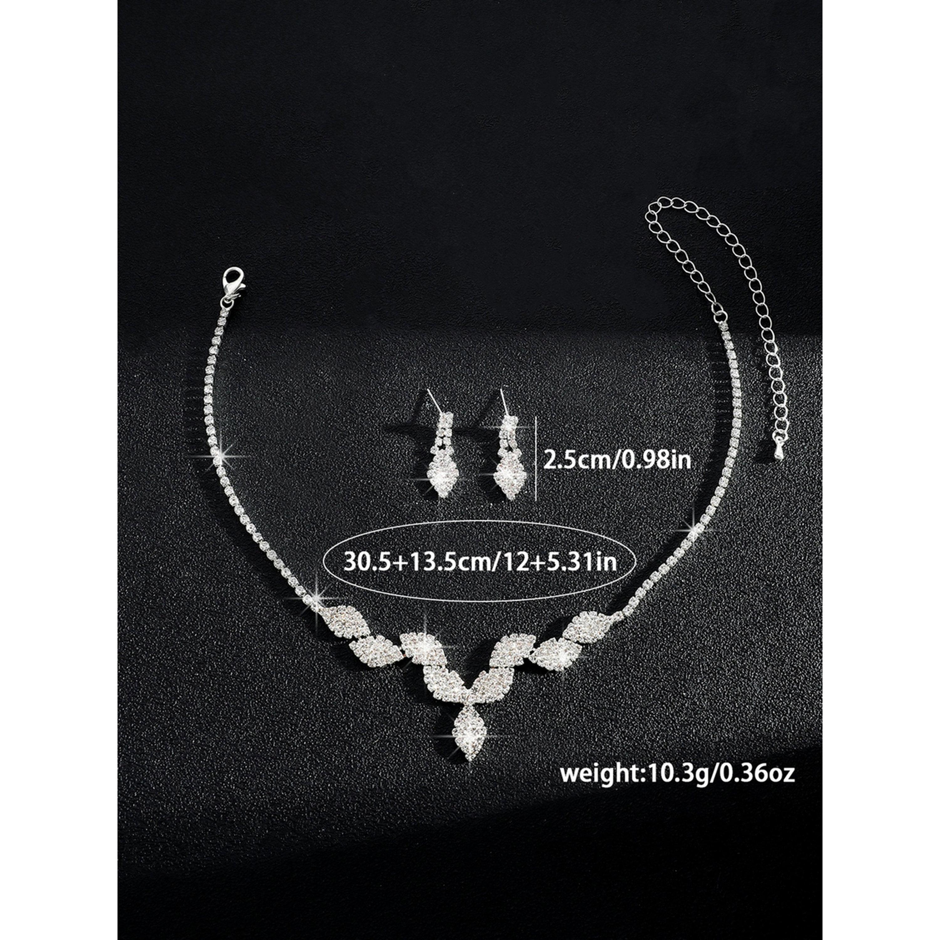 Take Two 2-Piece Embellished Necklace And Earrings Jewelry Set-women-watchesandjewellery-jewellery-jewellerysets-image-3