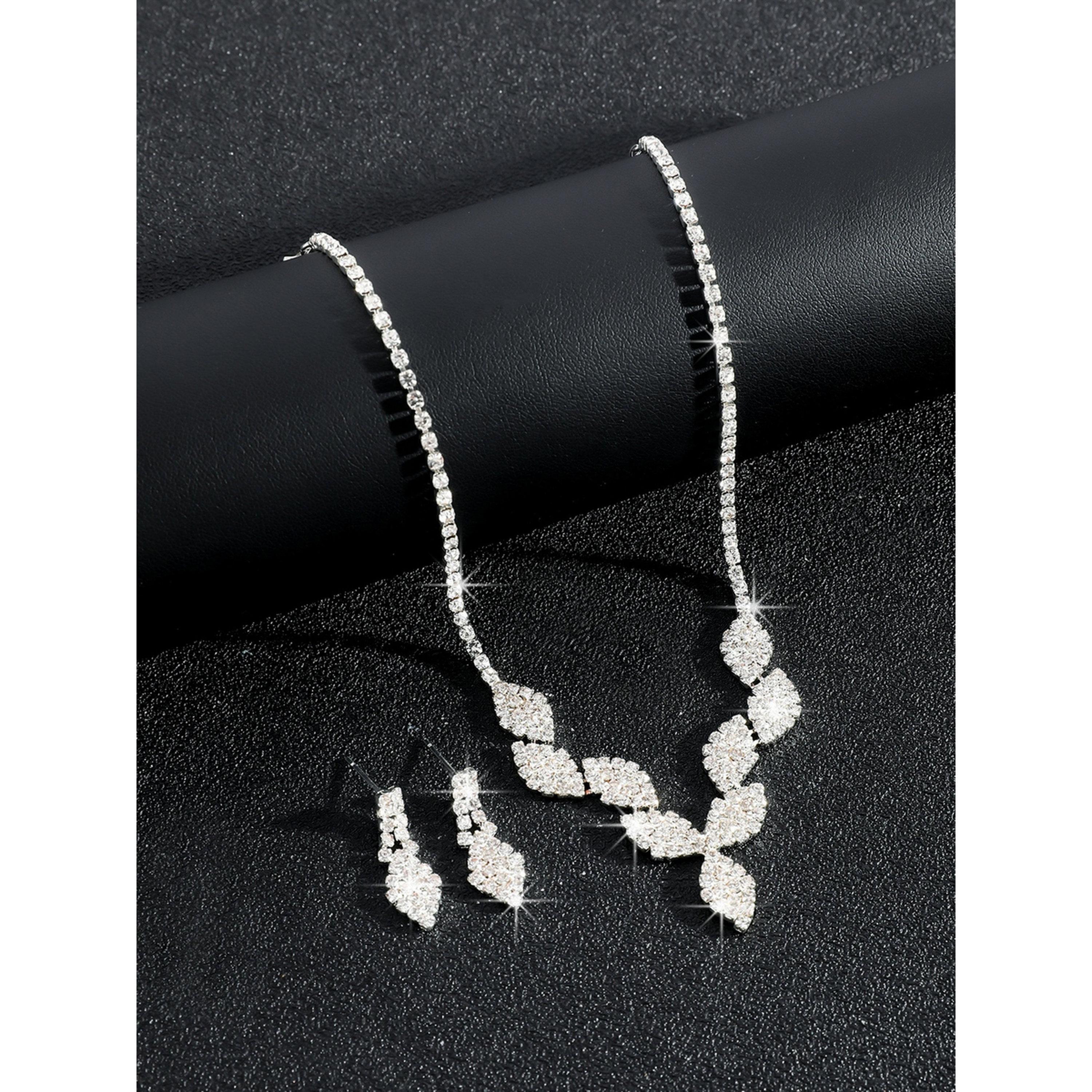 Take Two 2-Piece Embellished Necklace And Earrings Jewelry Set-women-watchesandjewellery-jewellery-jewellerysets-image-4