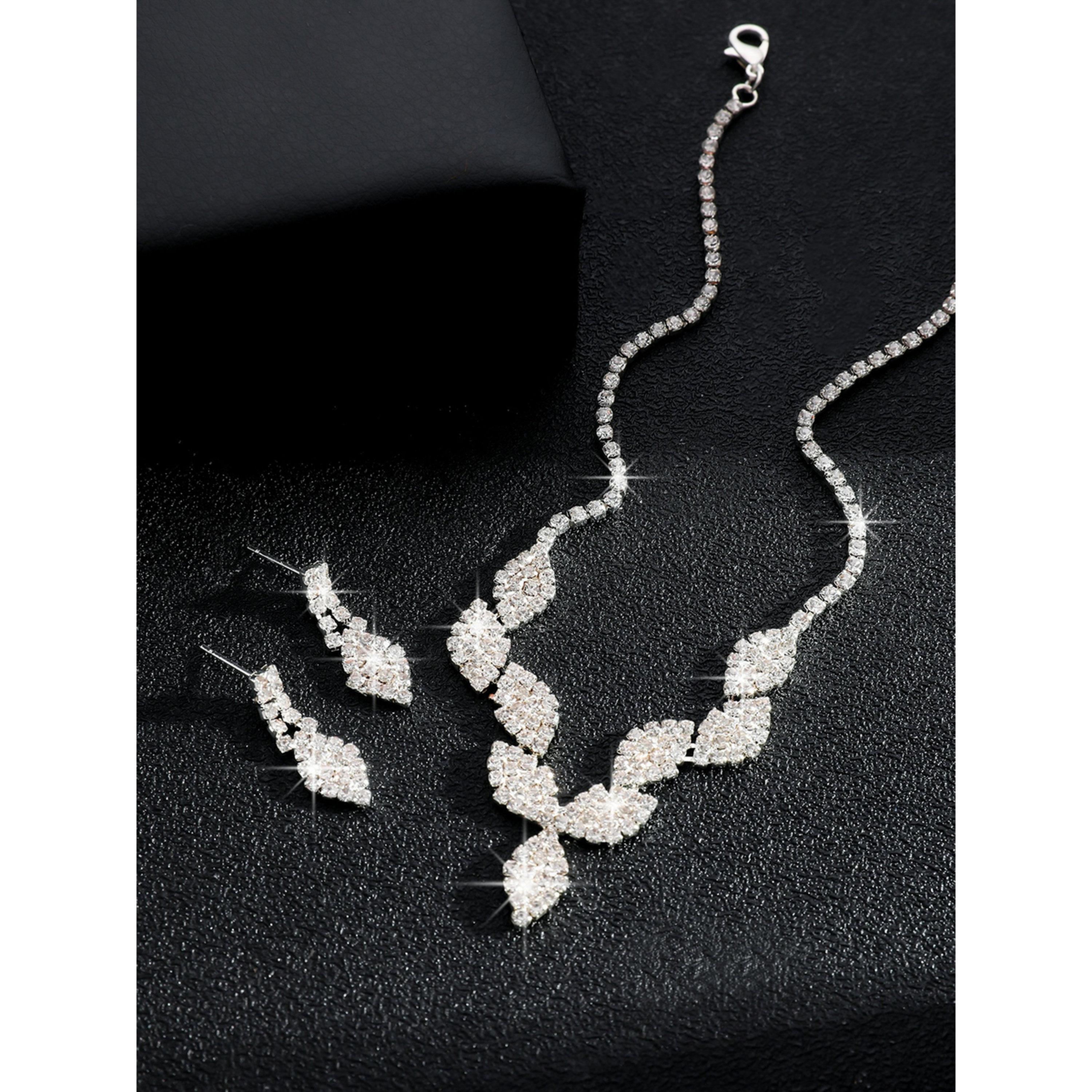 Take Two 2-Piece Embellished Necklace And Earrings Jewelry Set-women-watchesandjewellery-jewellery-jewellerysets-image-5