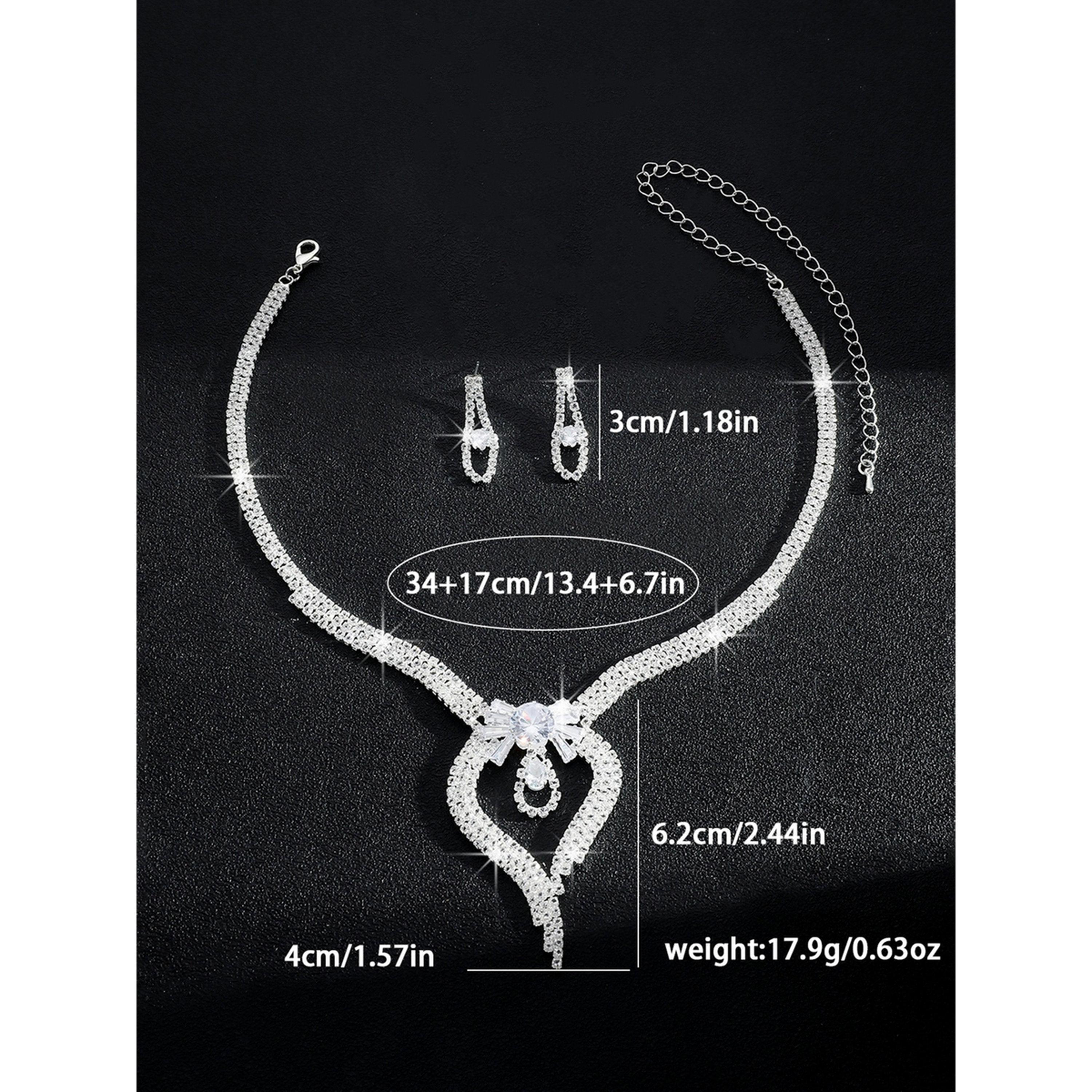 Take Two 2-Piece Embellished Necklace And Earrings Jewelry Set-women-watchesandjewellery-jewellery-jewellerysets-image-3