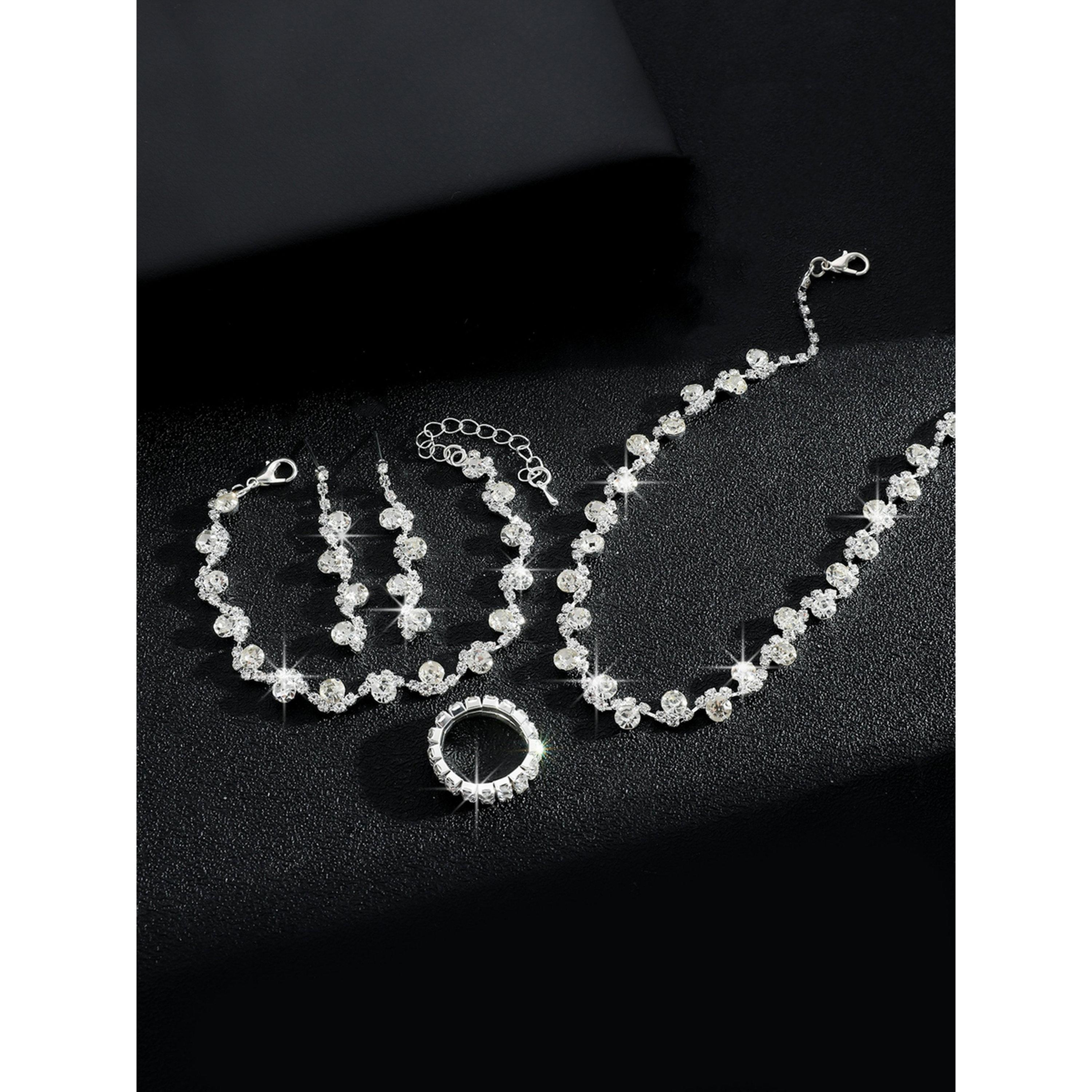 Take Two 4-Piece Embellished Necklace, Bracelet, Ring And Earrings Jewelry Set-women-watchesandjewellery-jewellery-jewellerysets-image-6