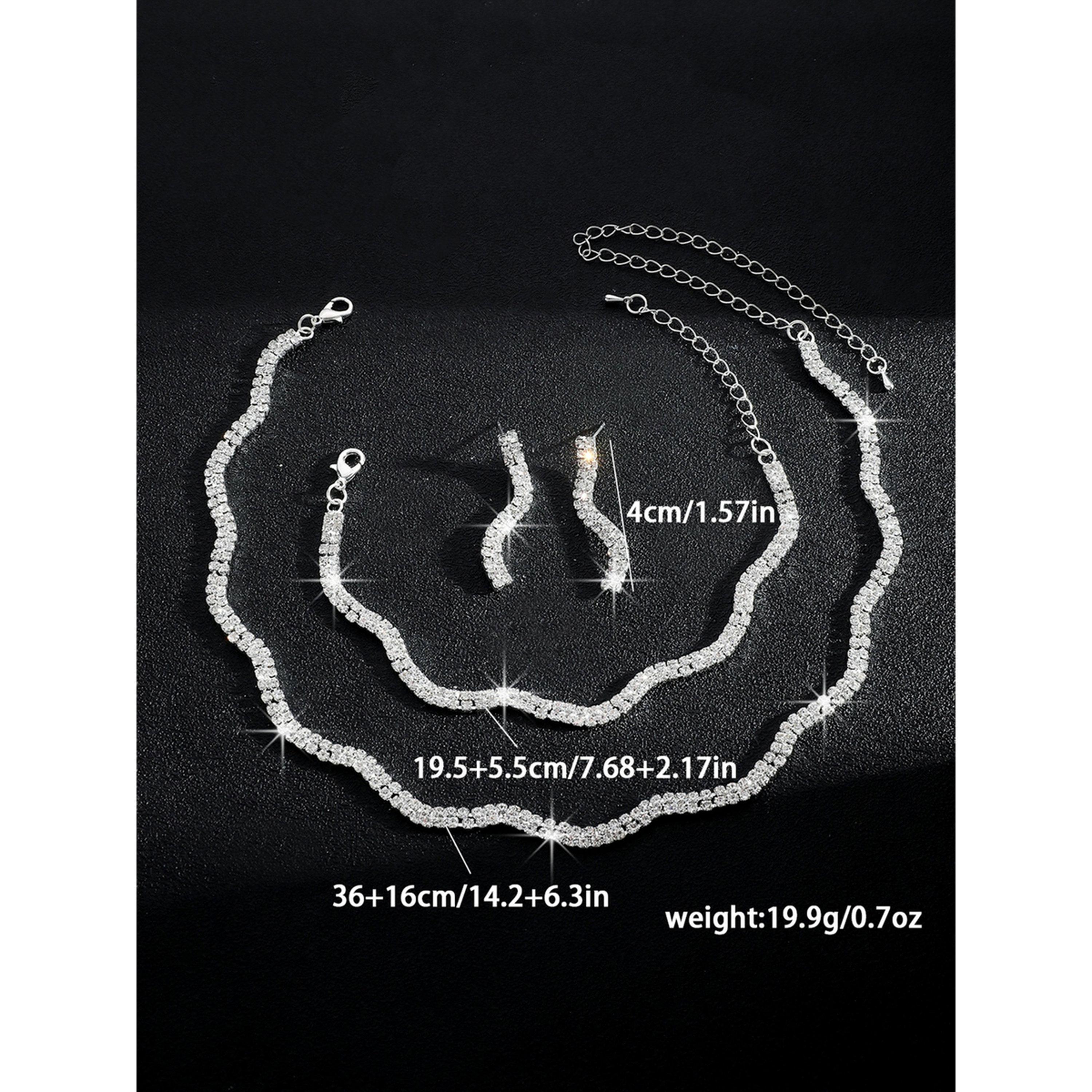 Take Two 3-Piece Embellished Necklace, Bracelet And Earrings Jewelry Set-women-watchesandjewellery-jewellery-jewellerysets-image-3