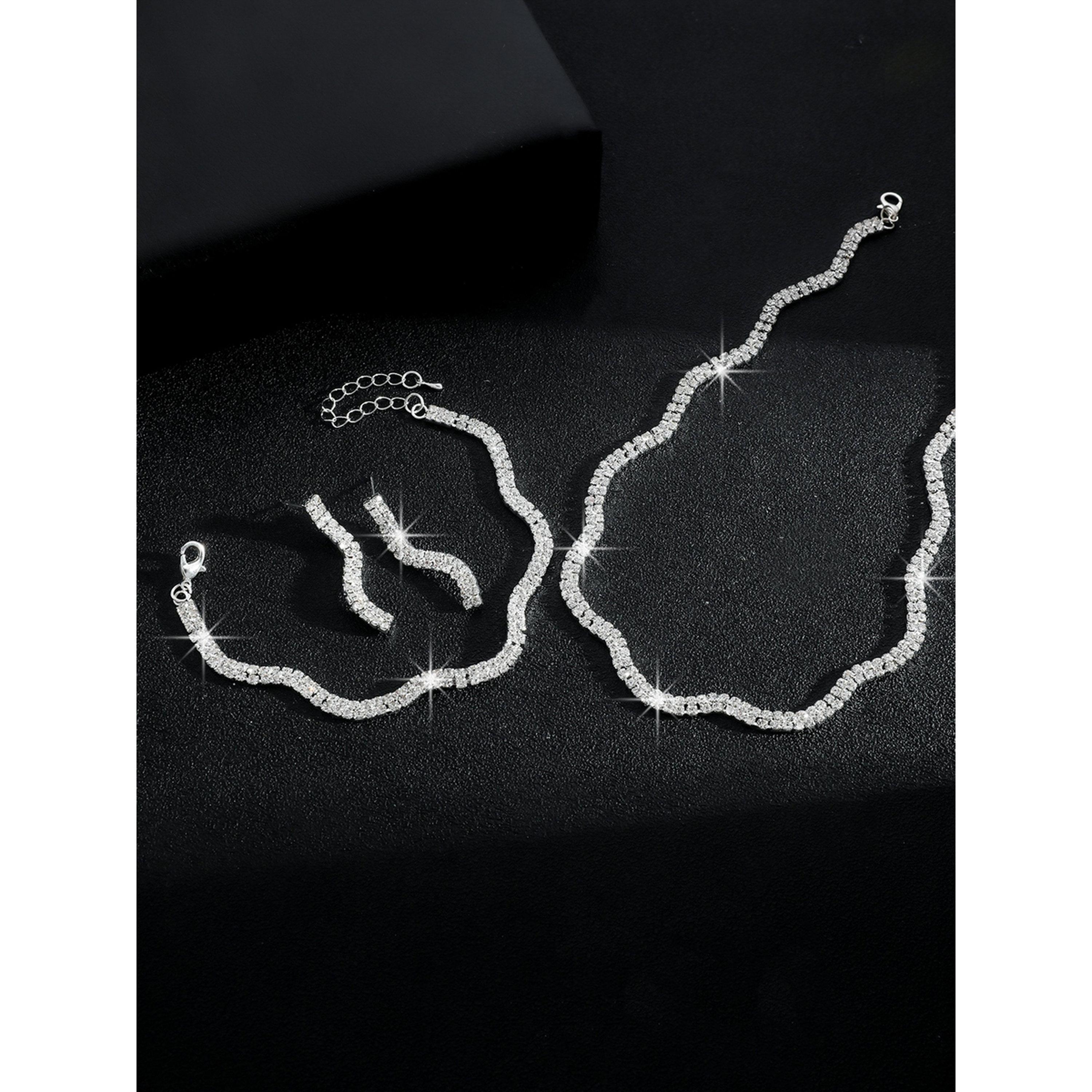 Take Two 3-Piece Embellished Necklace, Bracelet And Earrings Jewelry Set-women-watchesandjewellery-jewellery-jewellerysets-image-5