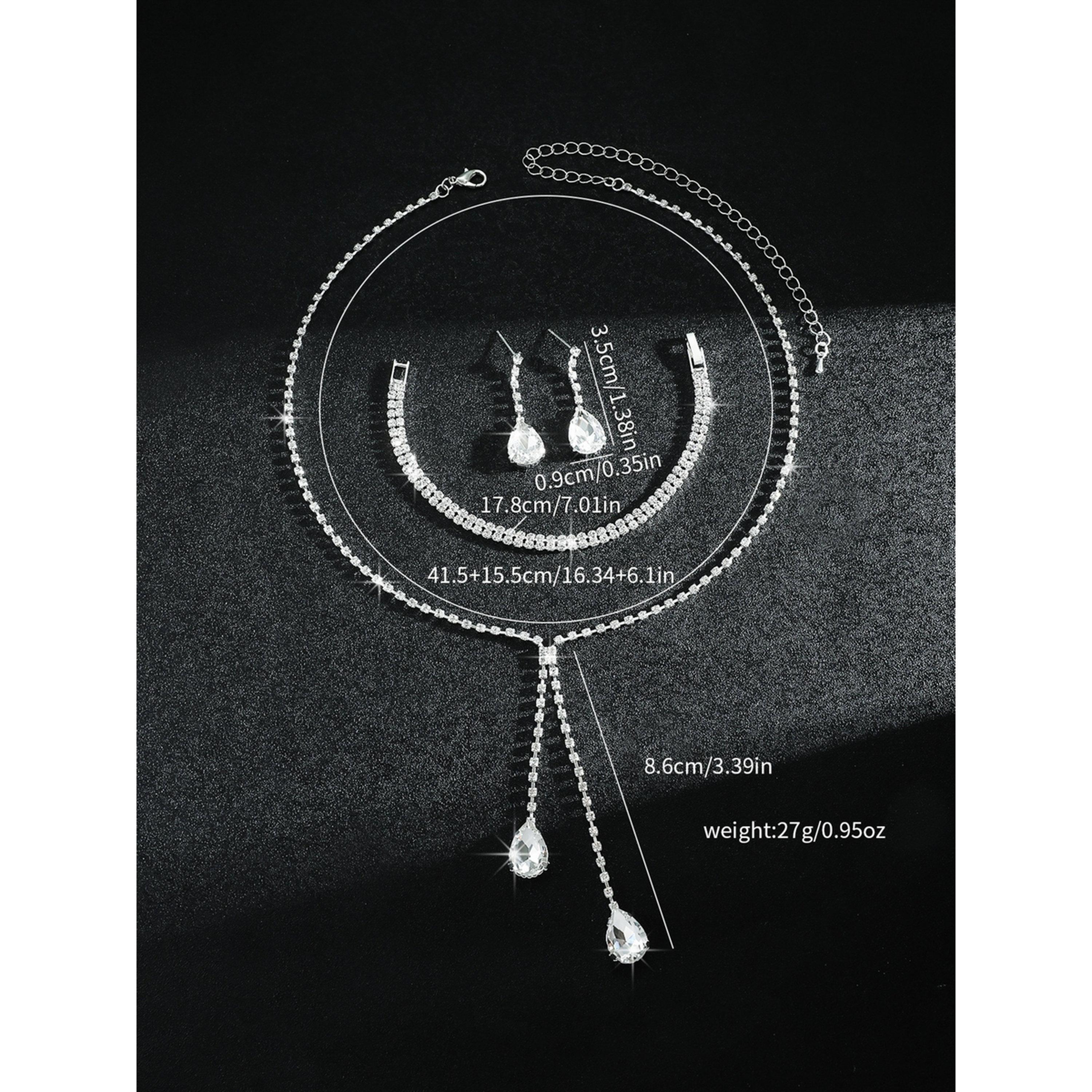Take Two 3-Piece Embellished Necklace, Bracelet And Earrings Jewelry Set-women-watchesandjewellery-jewellery-jewellerysets-image-3