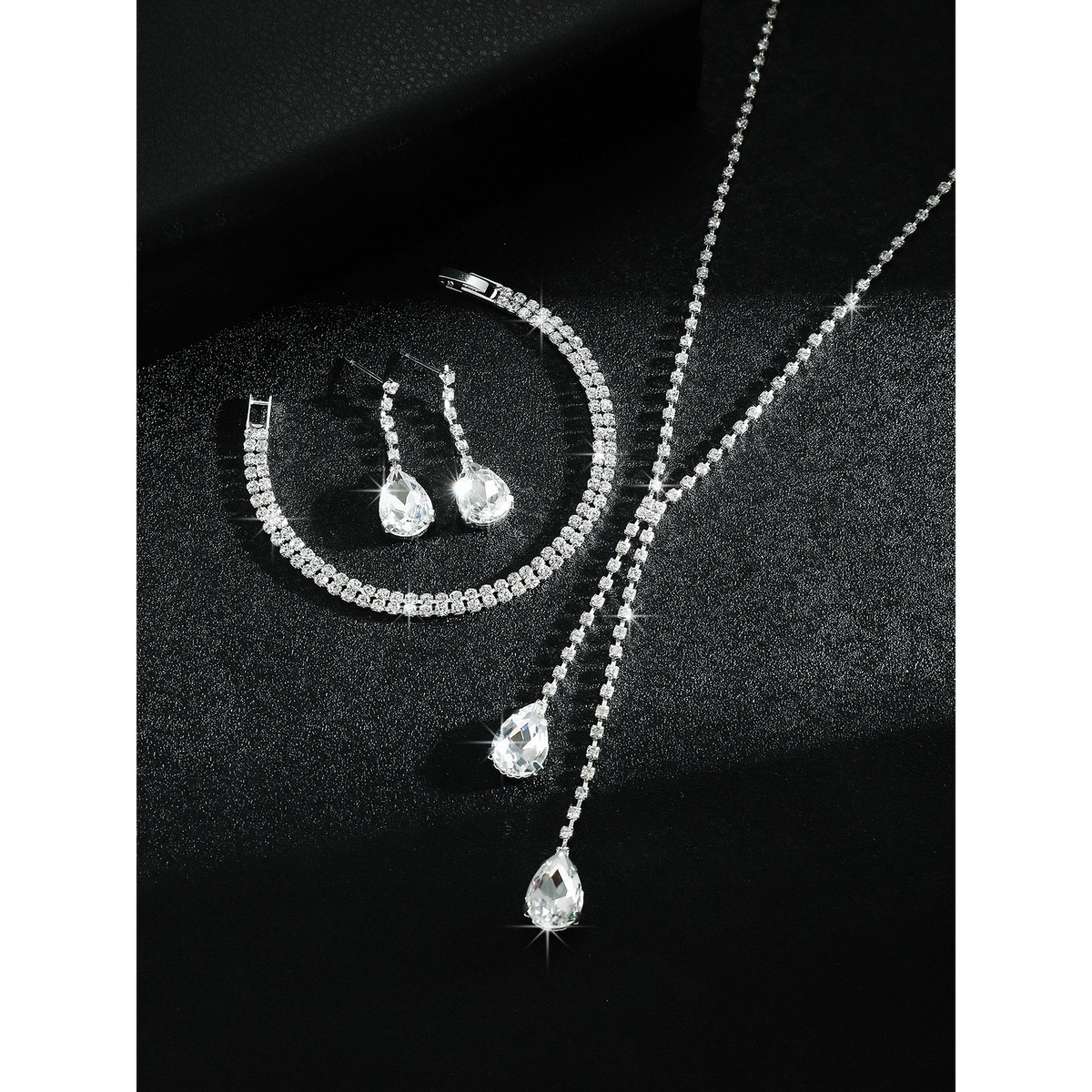 Take Two 3-Piece Embellished Necklace, Bracelet And Earrings Jewelry Set-women-watchesandjewellery-jewellery-jewellerysets-image-5
