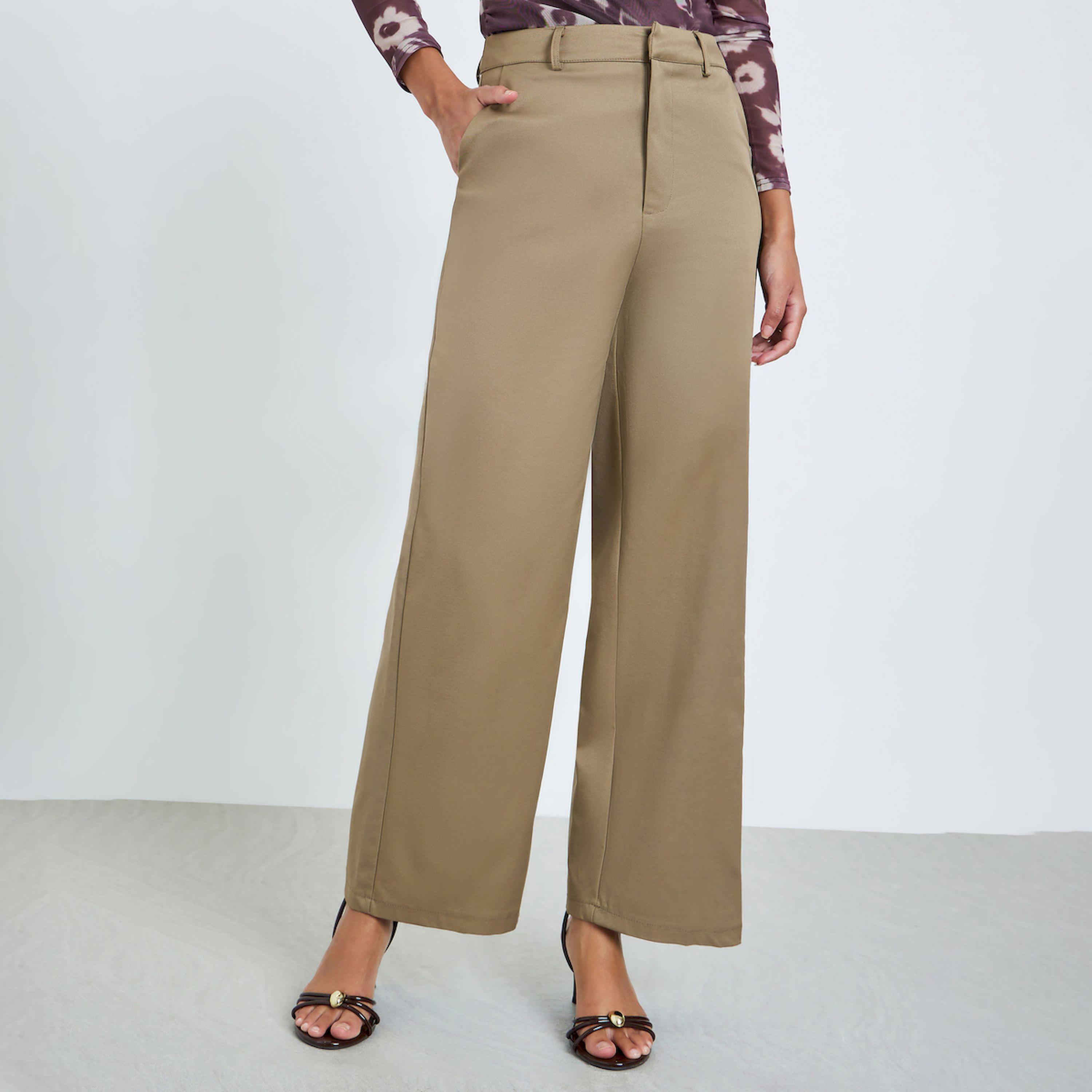 بنطال بقصة أرجل واسعة-women-clothing-bottoms-trousers-image-1