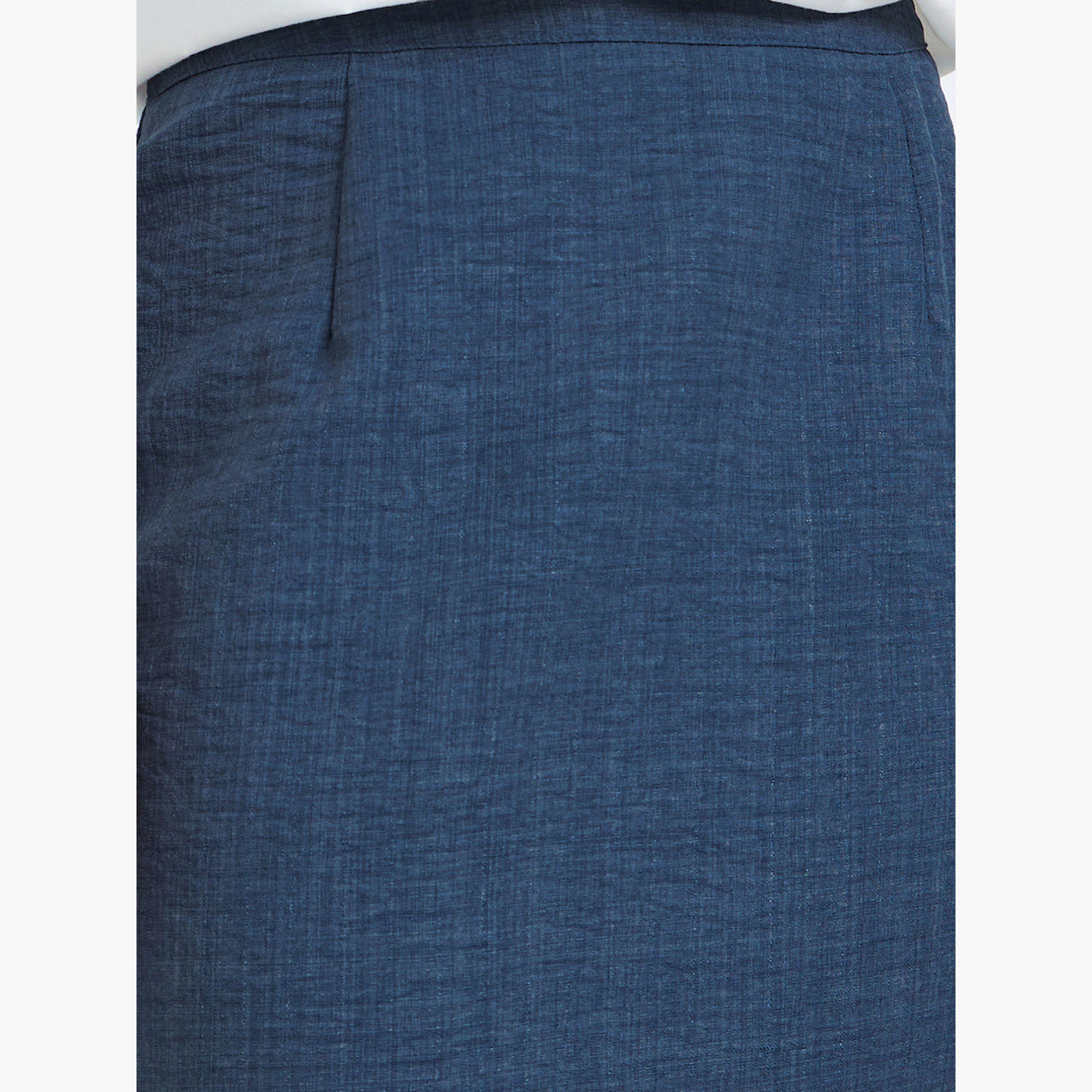 Styli Blue Flared Hem Maxi Skirt-women-clothing-bottoms-skirts-image-3