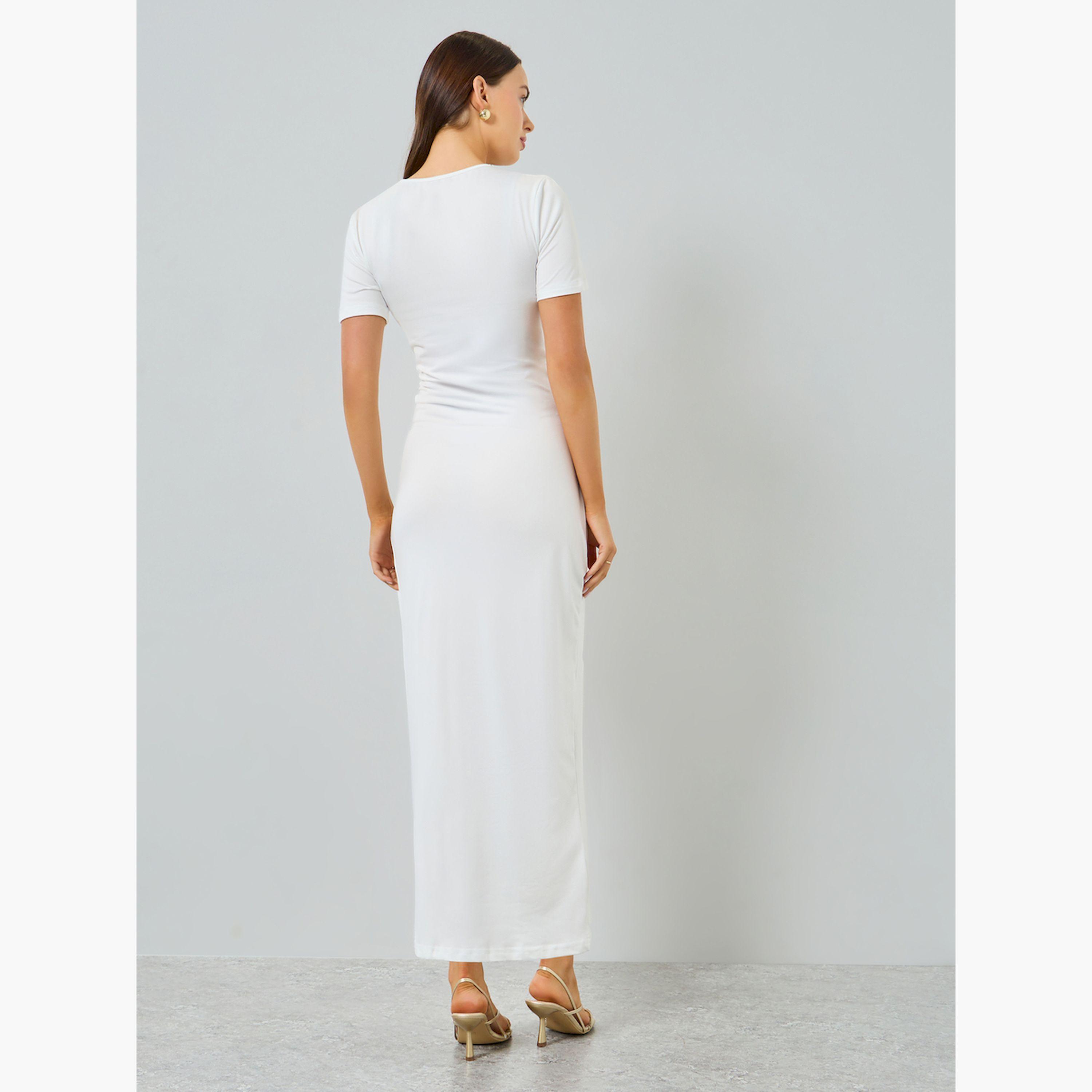 فستان طويل قصة ضيقة بخصر محدد-women-clothing-dresses-image-5