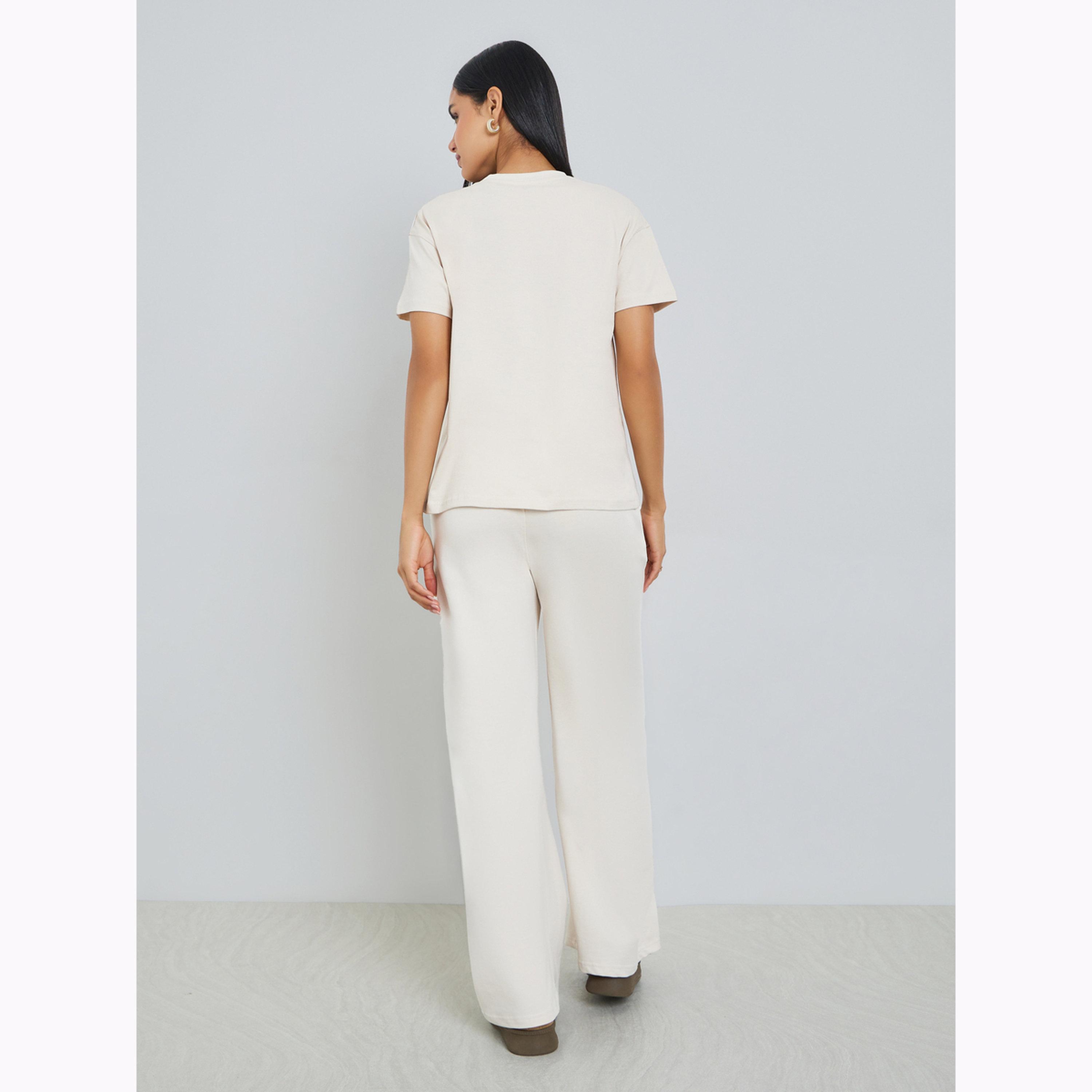 طقم منسق من جوغر وتيشيرت مطبوع-women-clothing-coordsets-image-4