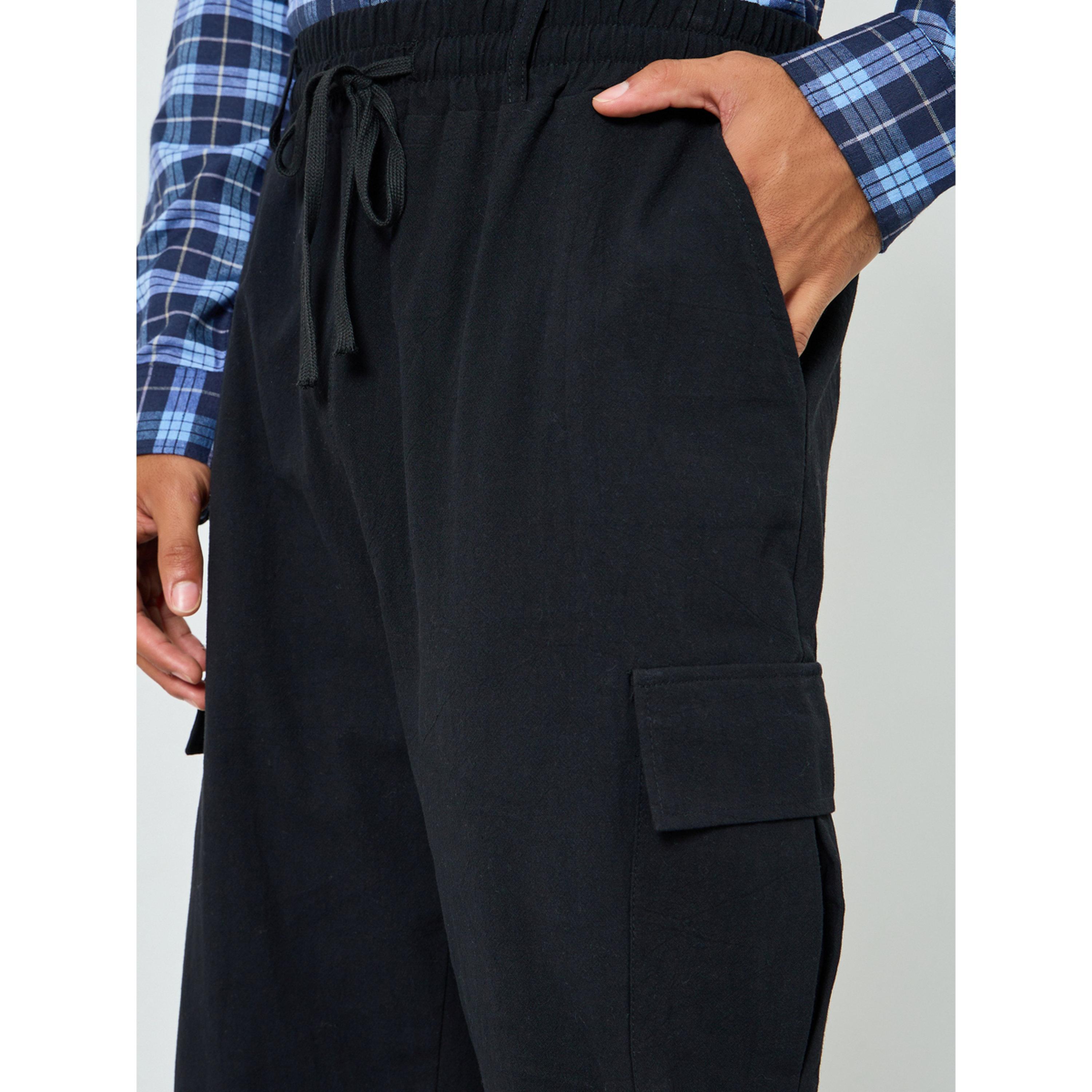 بنطال كارغو برباط خصر-men-clothing-bottoms-joggers-image-3