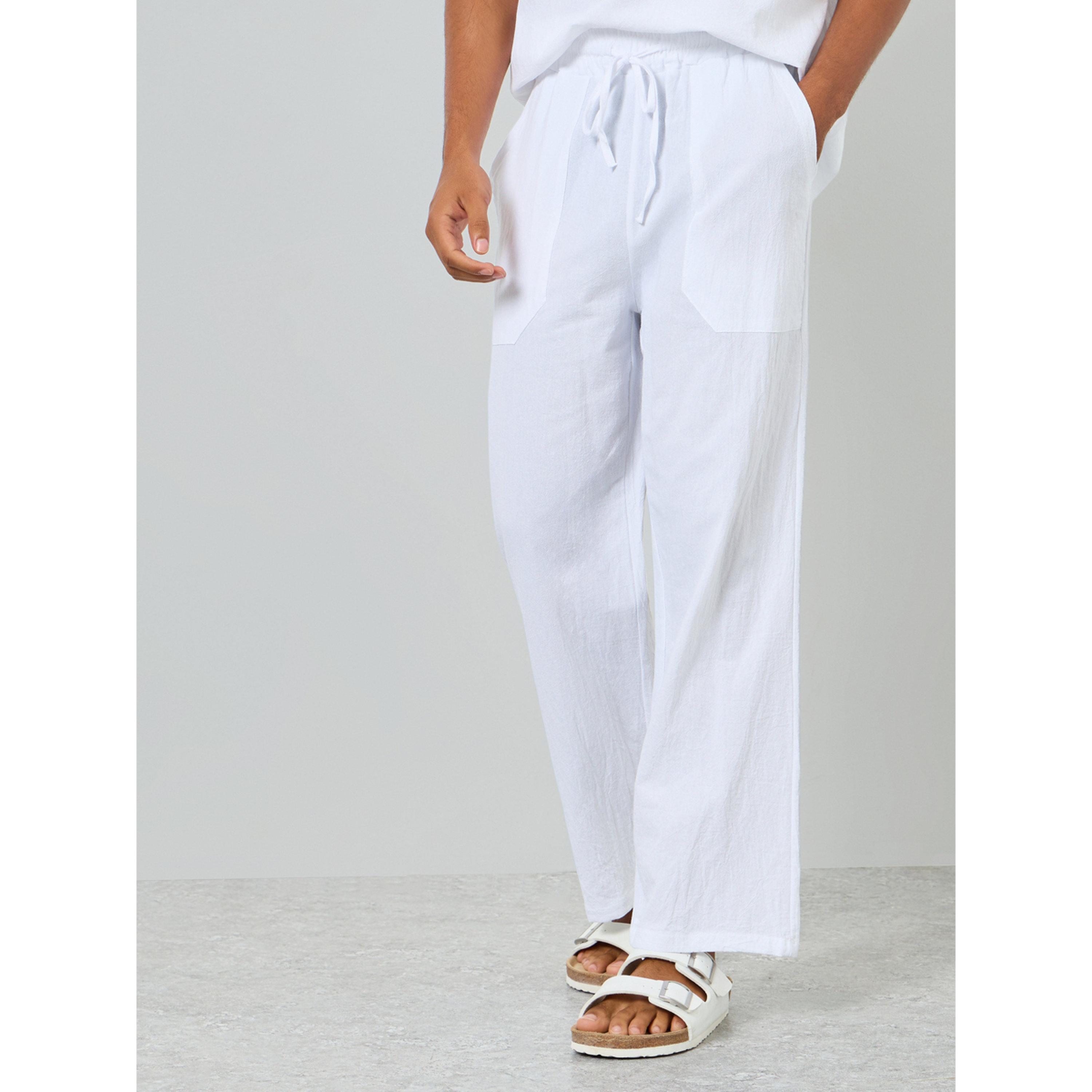 بنطال كتان مريح-men-clothing-bottoms-joggers-image-1