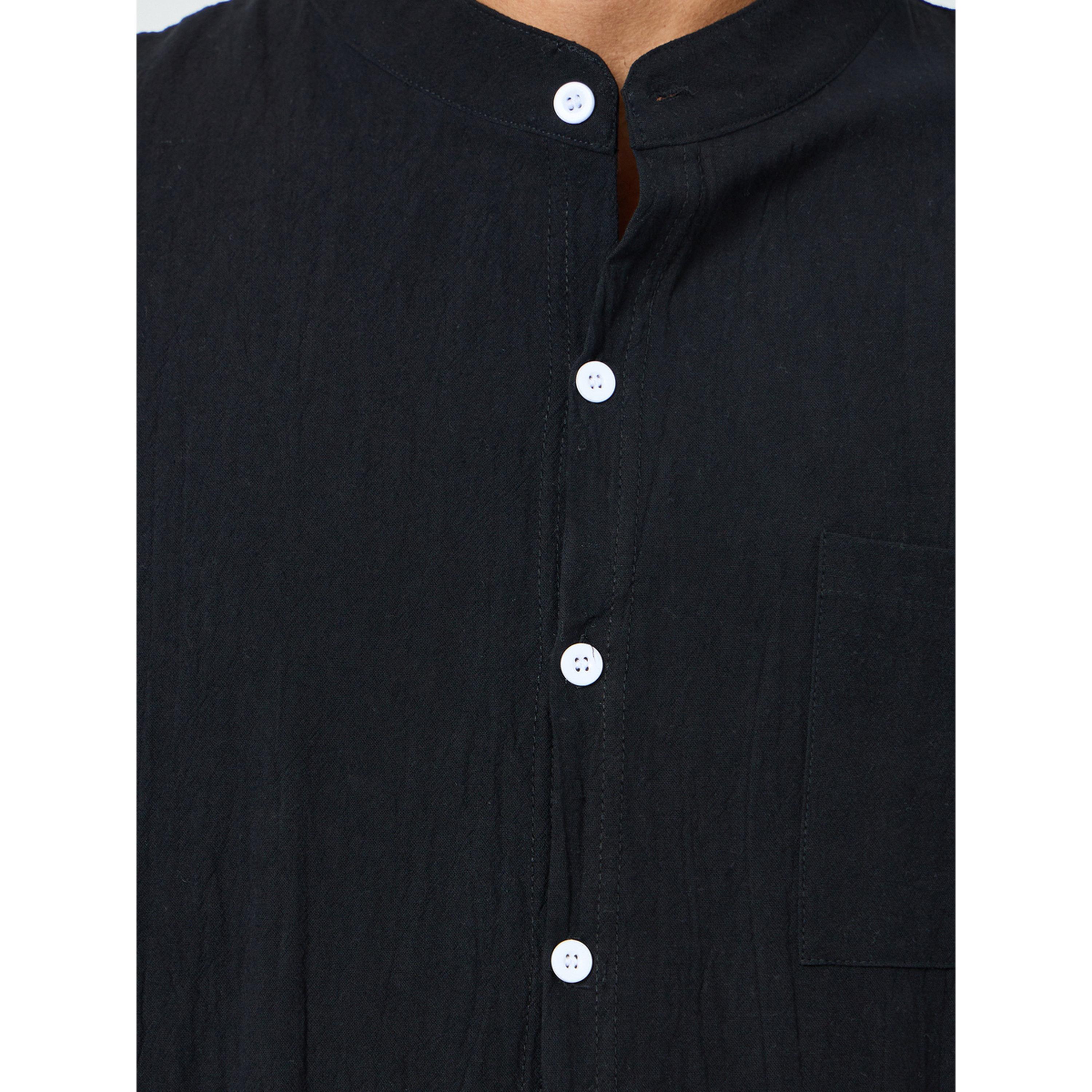 Take Two Men Solid Pocket Detail Shirt and Pants Co-Ords-men-clothing-coordsets-image-5