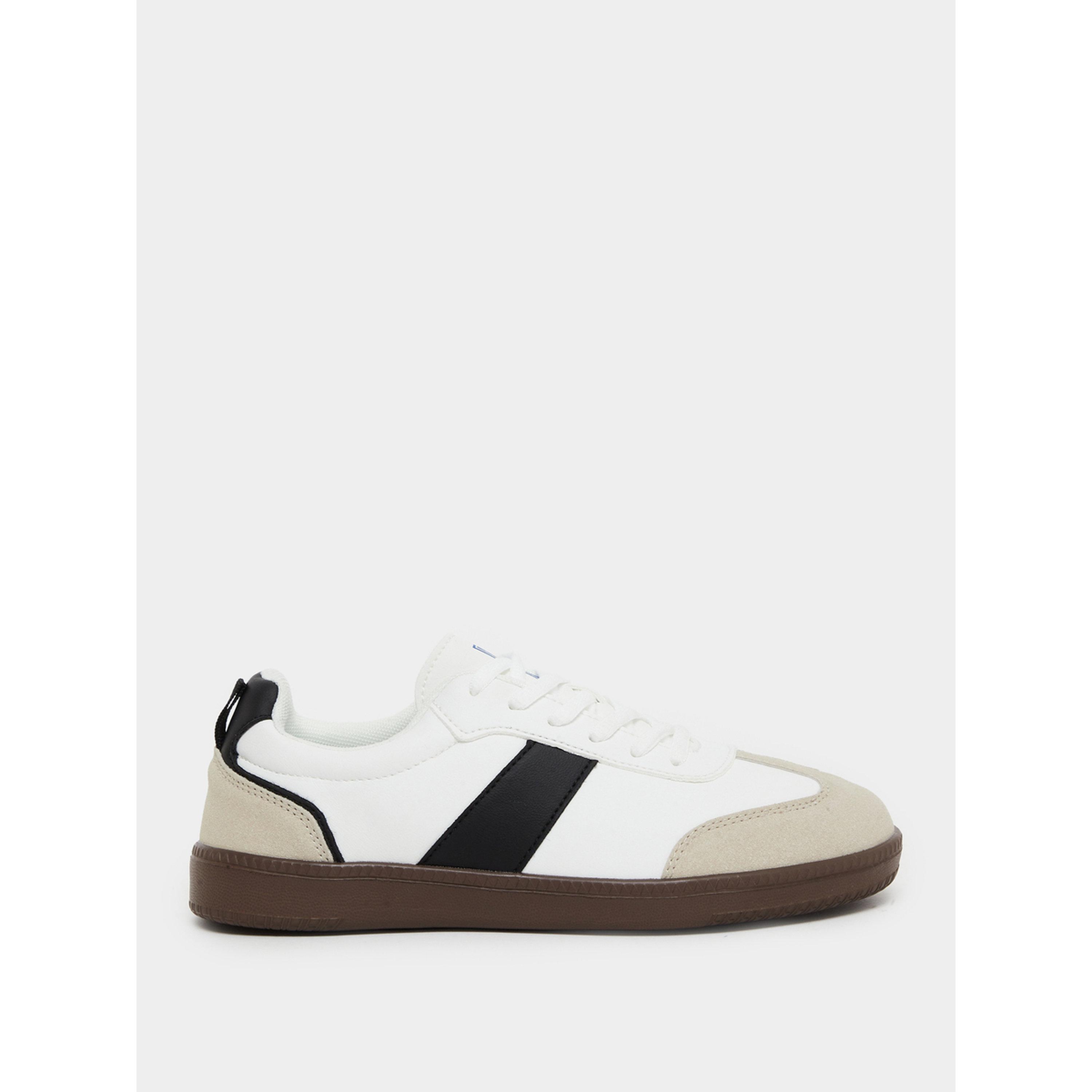 Styli Women White Retro Lace Up Sneakers-women-shoes-sneakers-image-2