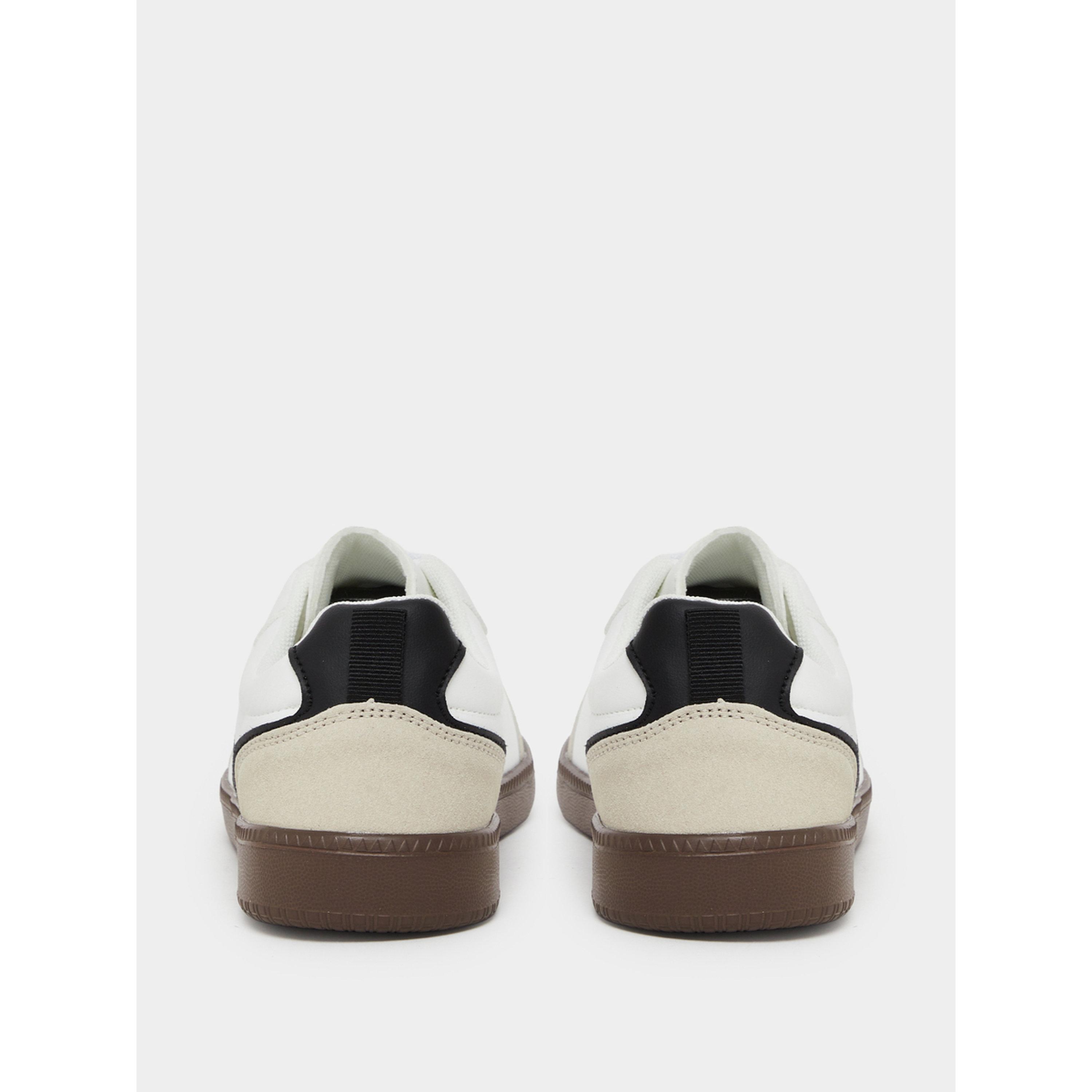 Styli Women White Retro Lace Up Sneakers-women-shoes-sneakers-image-5