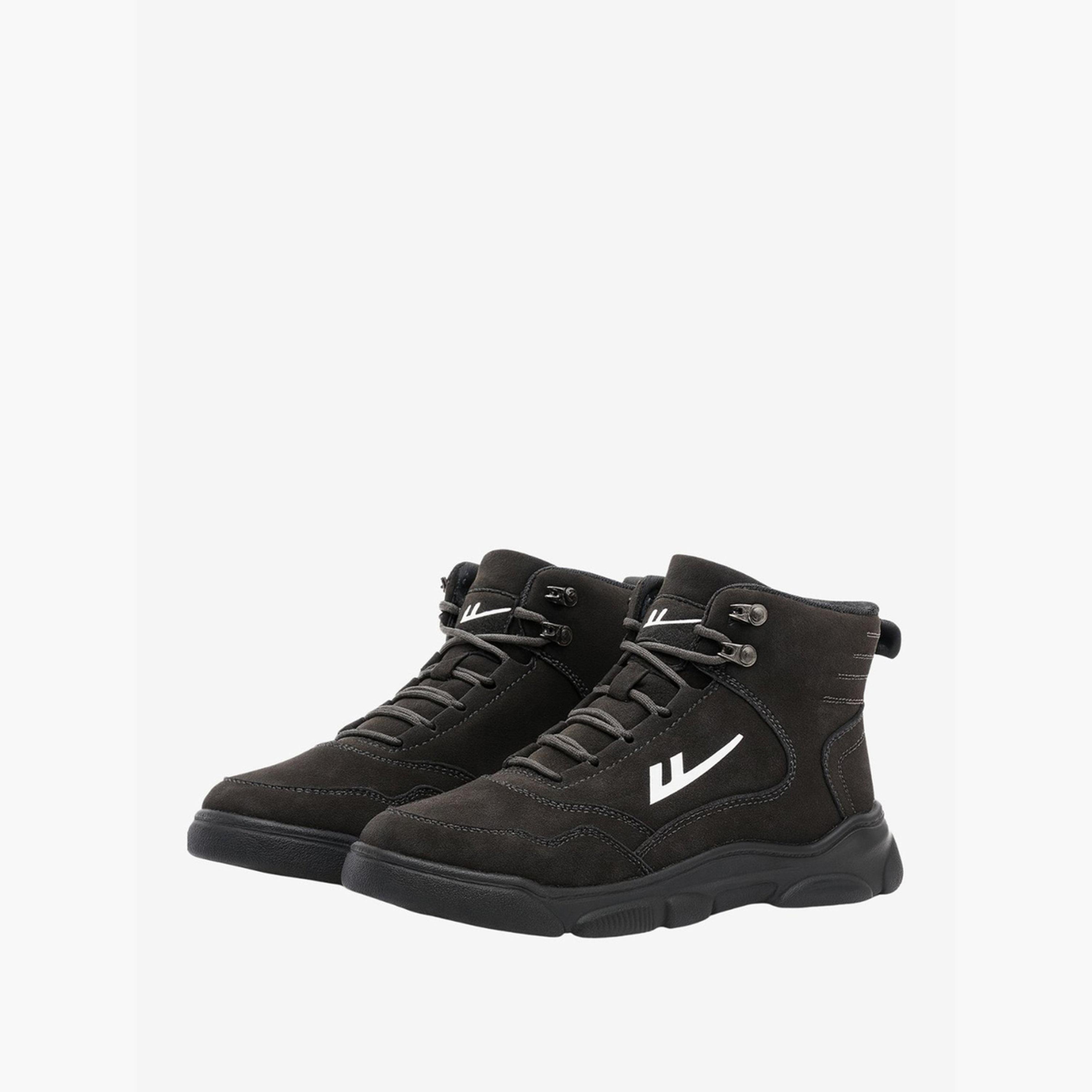 Babaya X Styli Men Logo Detail Lace Up Boots-men-shoes-boots-image-1