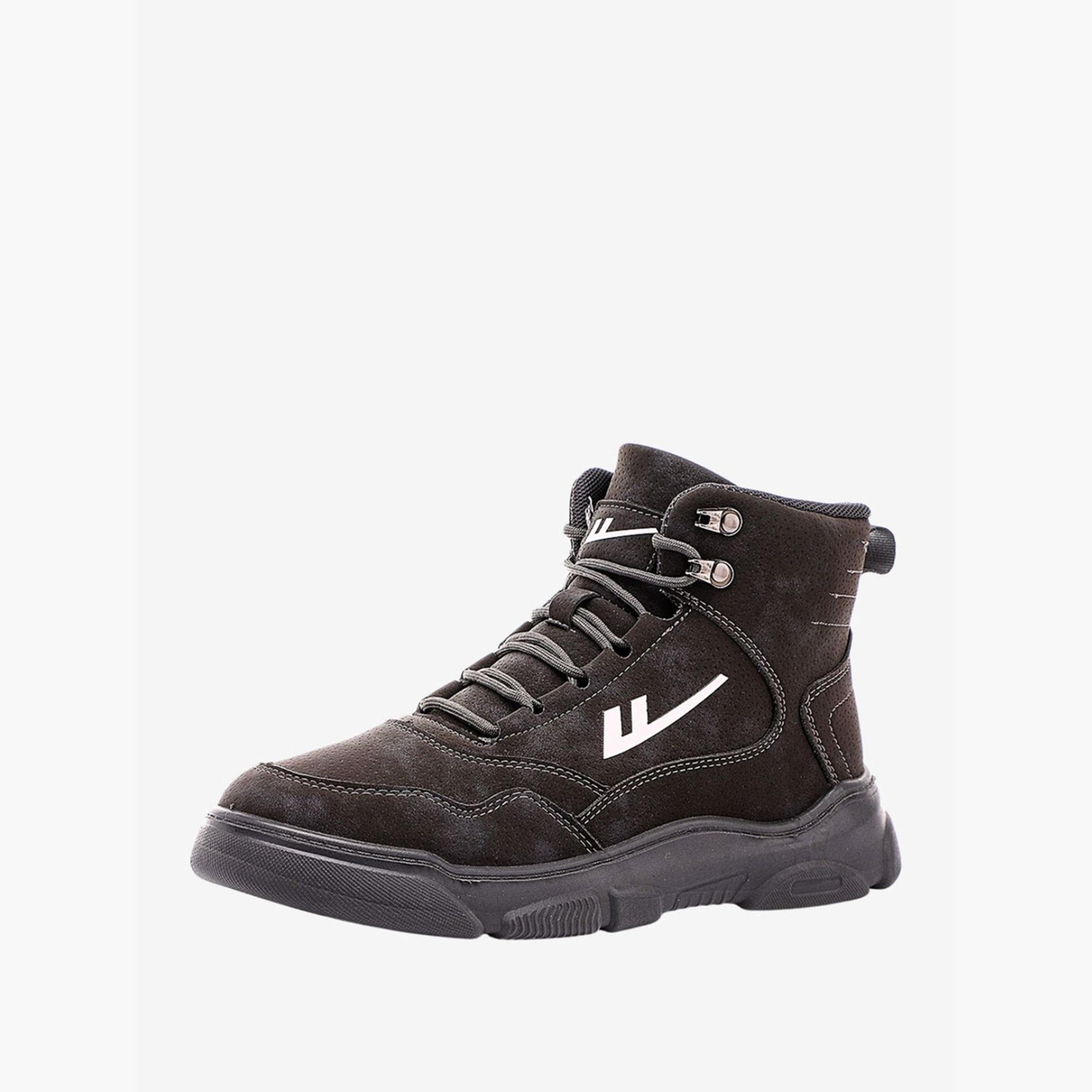 Babaya X Styli Men Logo Detail Lace Up Boots-men-shoes-boots-image-3