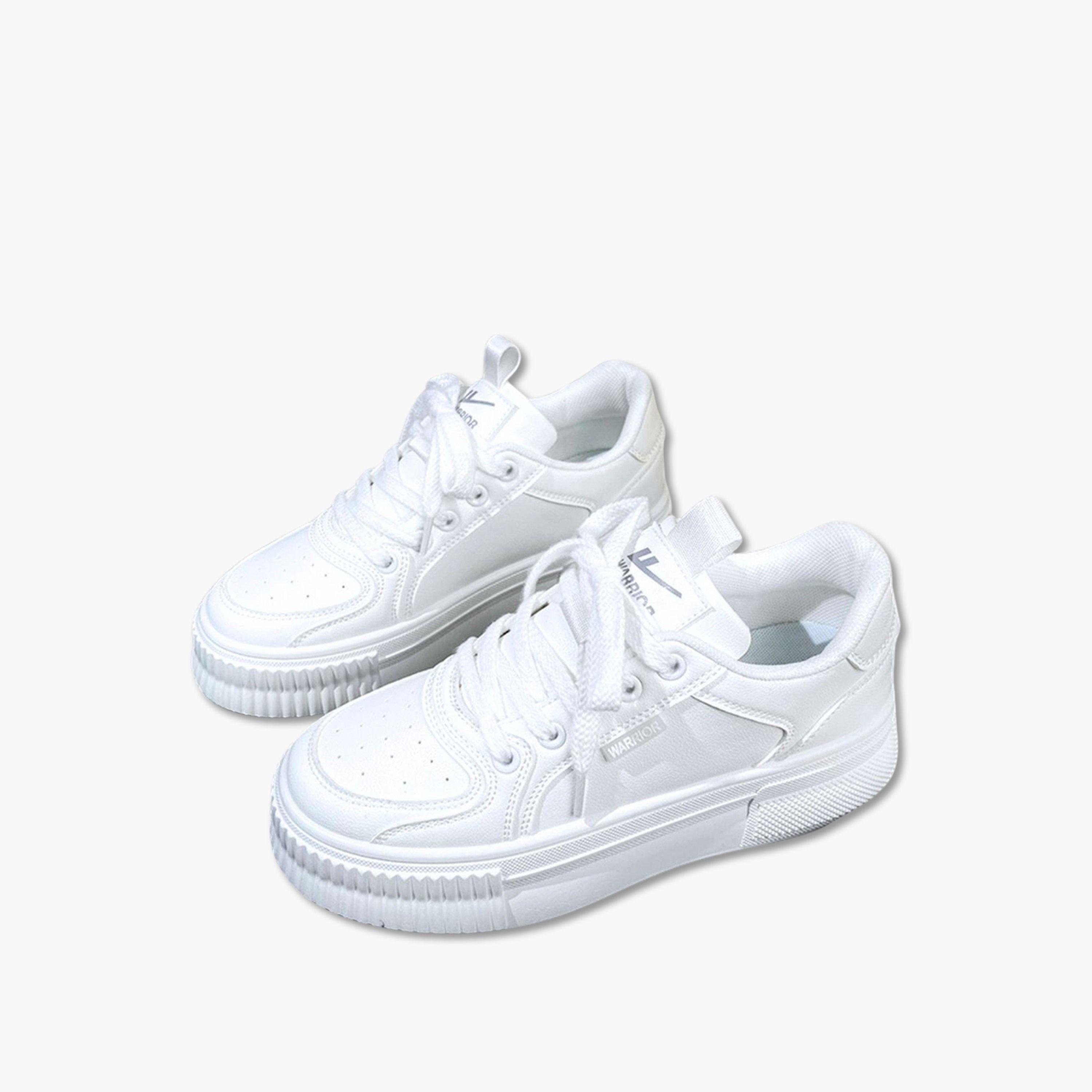 حذاء سنيكرز كاجوال بملمس بارز وأربطة للنساء-women-shoes-sneakers-image-1