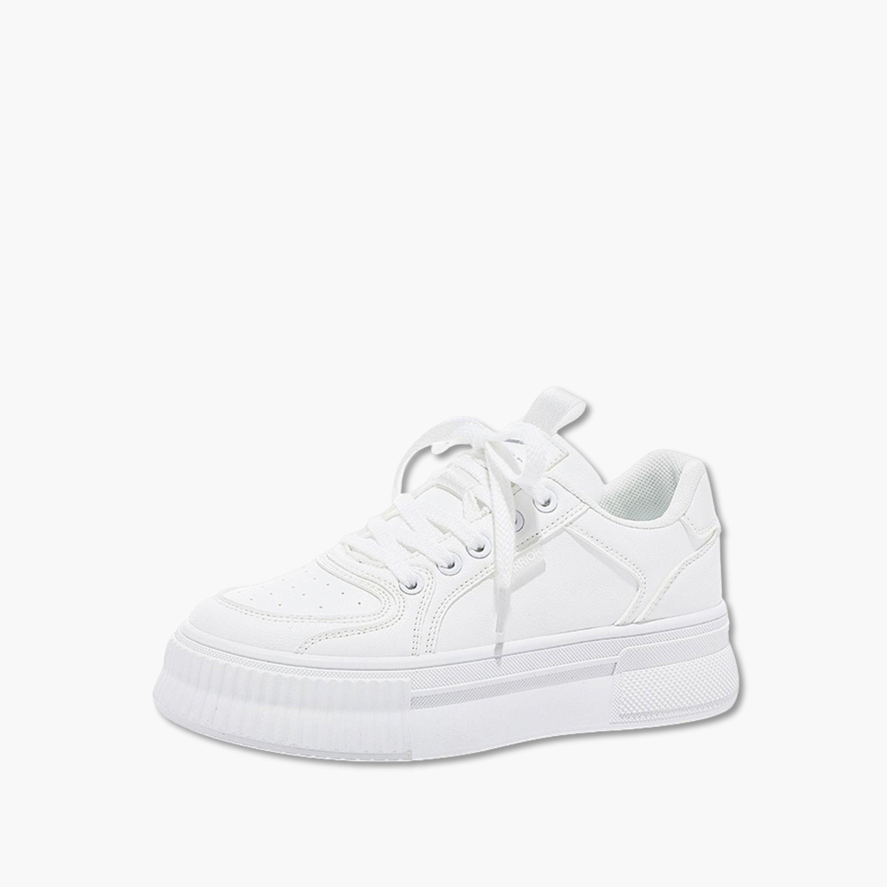 حذاء سنيكرز كاجوال بملمس بارز وأربطة للنساء-women-shoes-sneakers-image-2