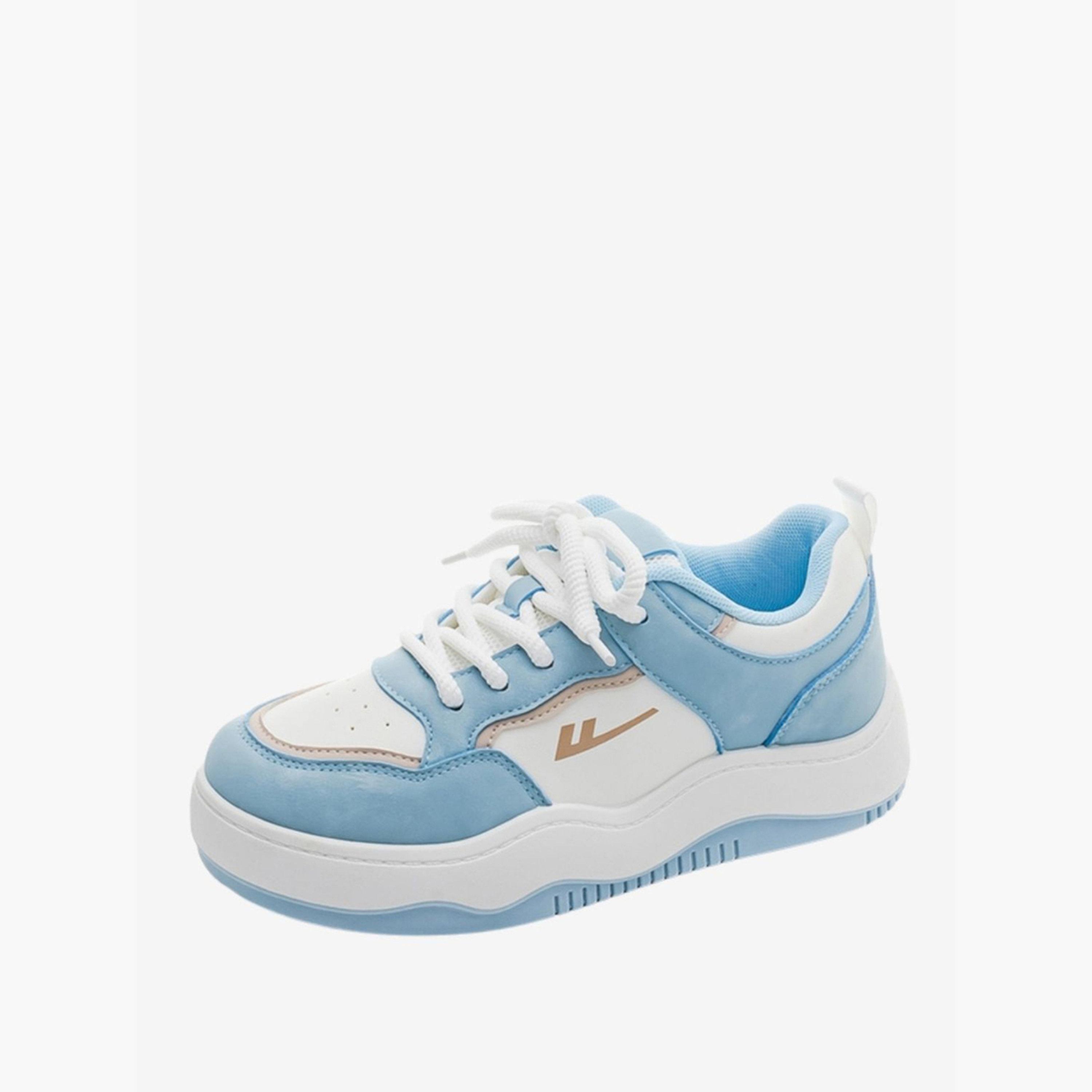 Babaya X Styli Women Color Block Lace Up Sneakers-women-shoes-sneakers-image-3
