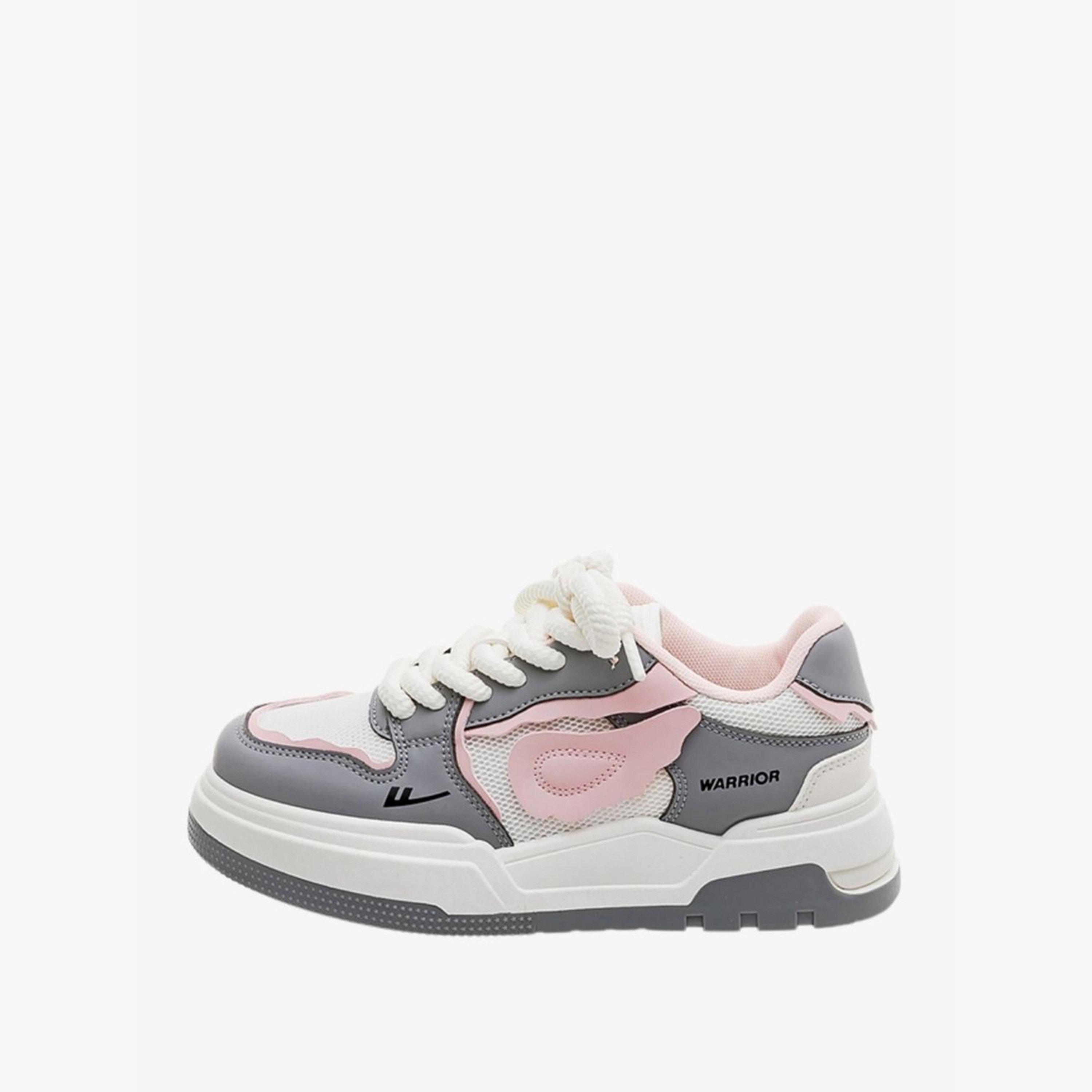 حذاء سنيكرز مريح بنمط كتل الالوان للنساء-women-shoes-sneakers-image-2