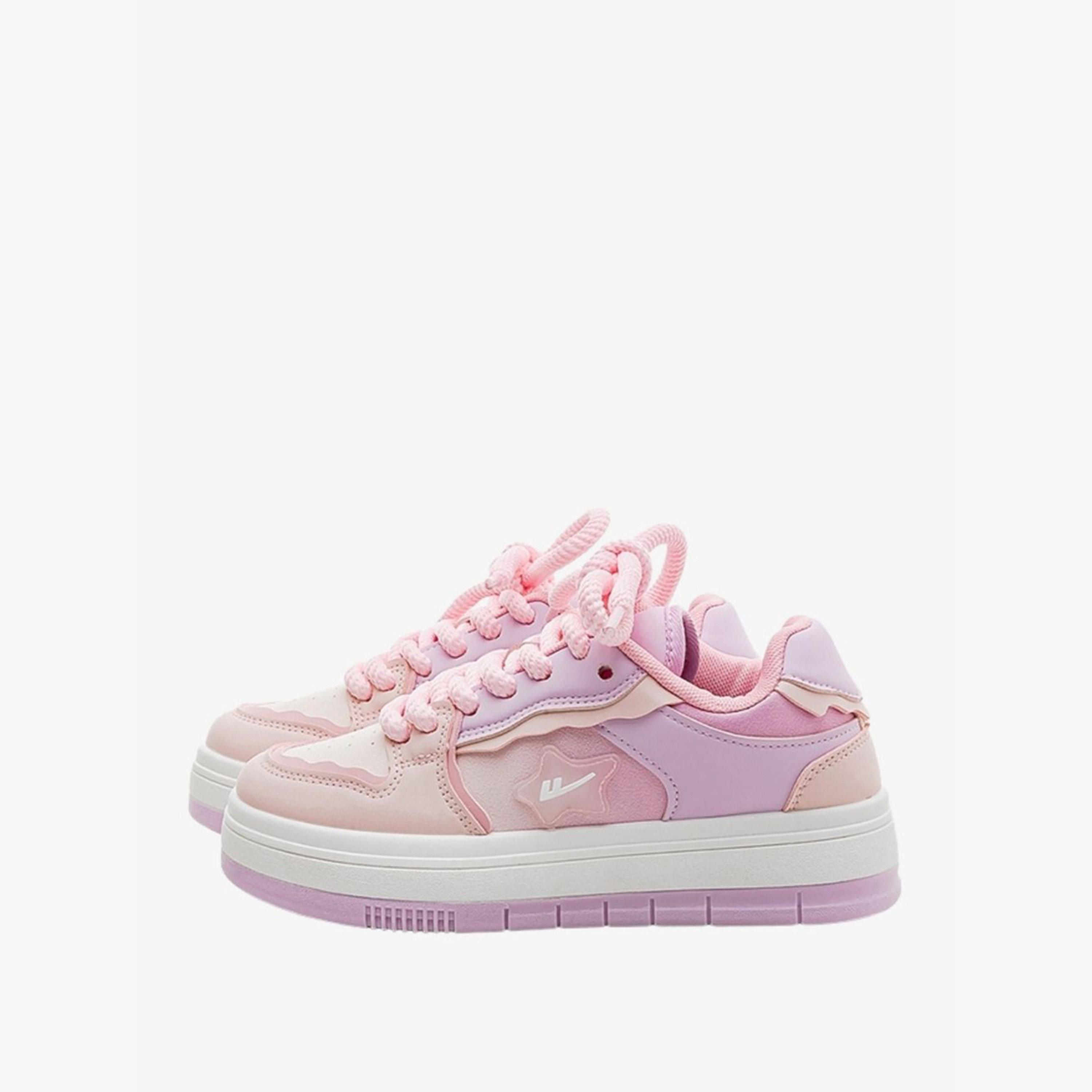 حذاء سنيكرز بنعل سميك ونمط كتل ألوان للنساء-women-shoes-sneakers-image-4