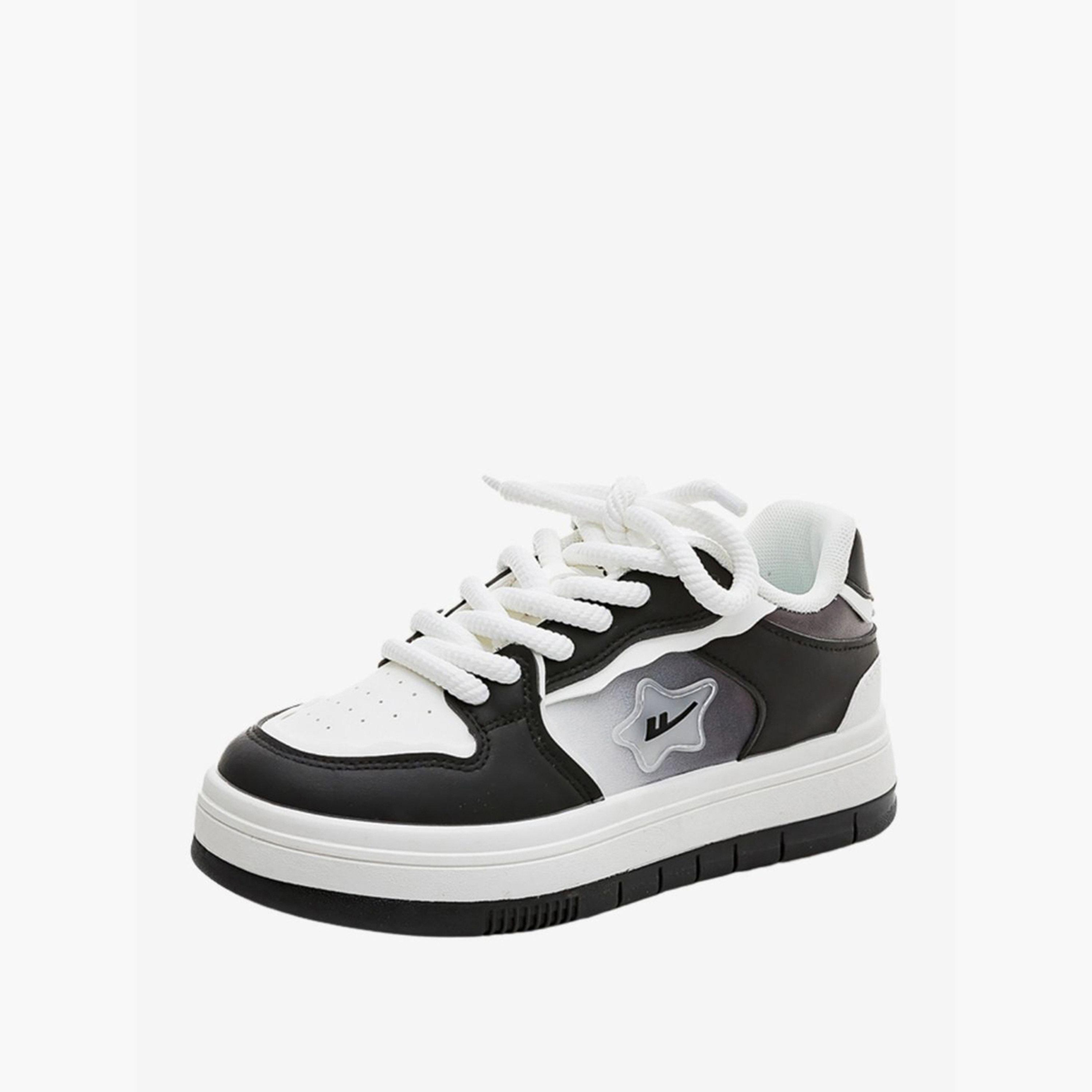 Babaya X Styli Women Color Block Lace Up Sneakers-women-shoes-sneakers-image-1