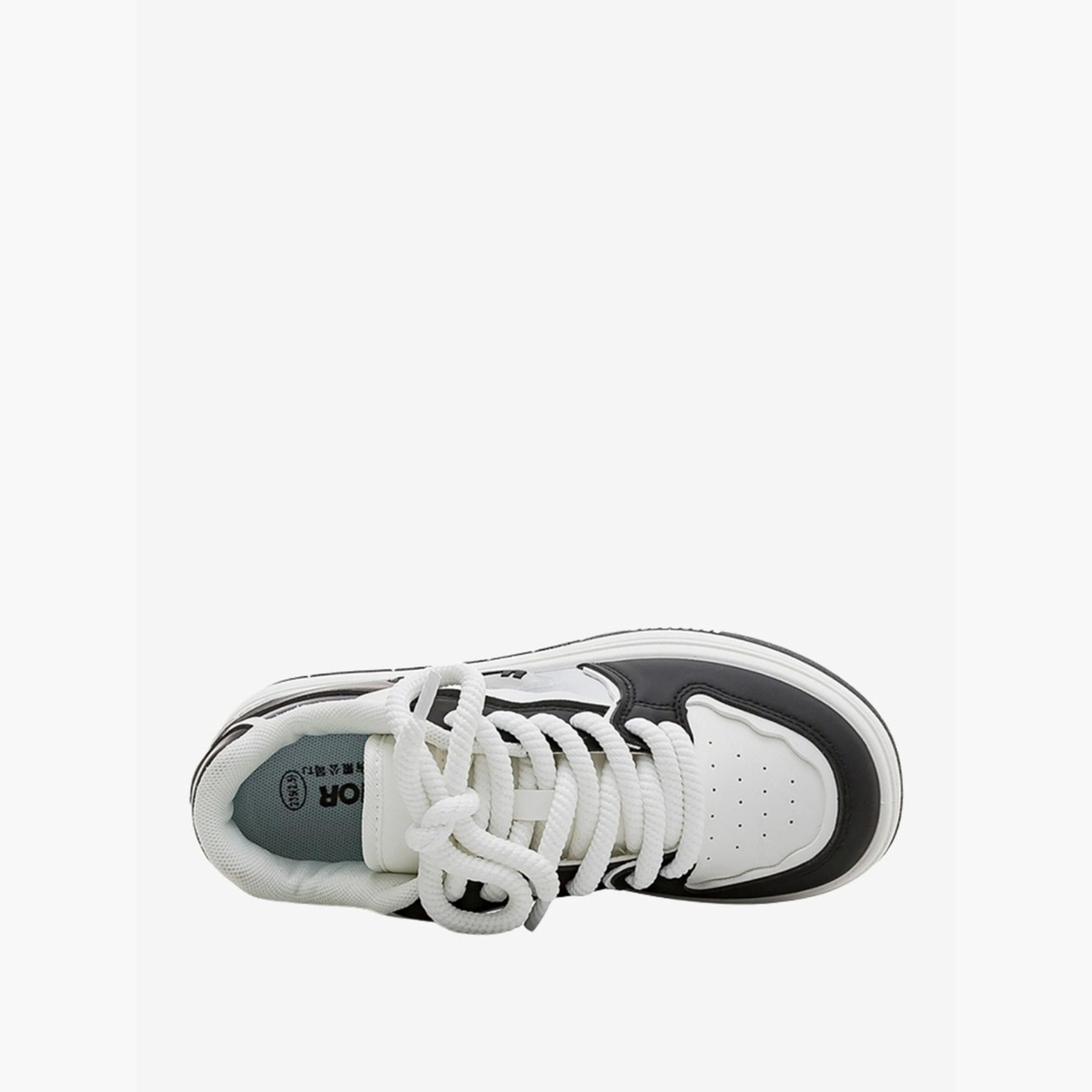 Babaya X Styli Women Color Block Lace Up Sneakers-women-shoes-sneakers-image-3