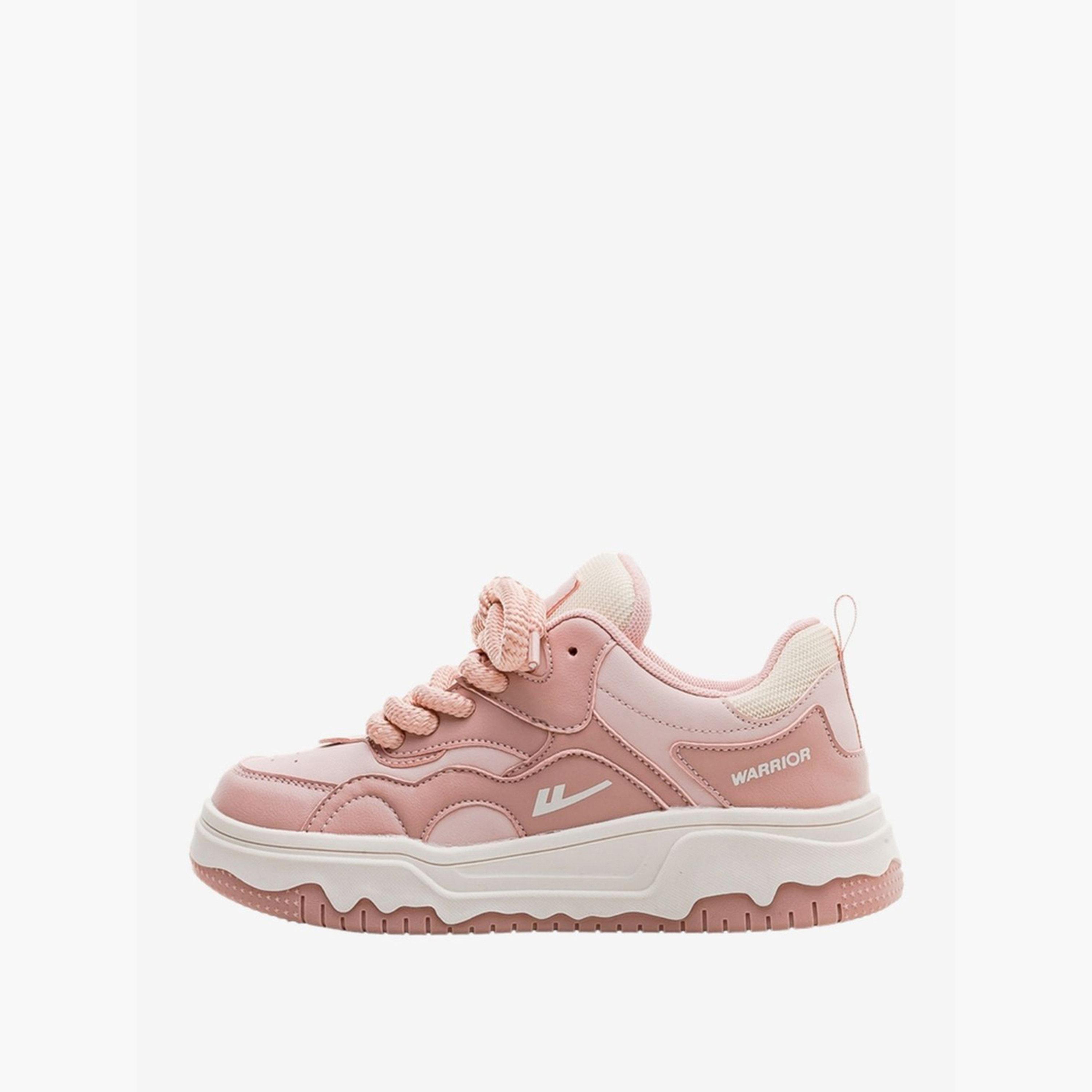 حذاء سنيكرز بأربطة وتفاصيل شعار-women-shoes-sneakers-image-2