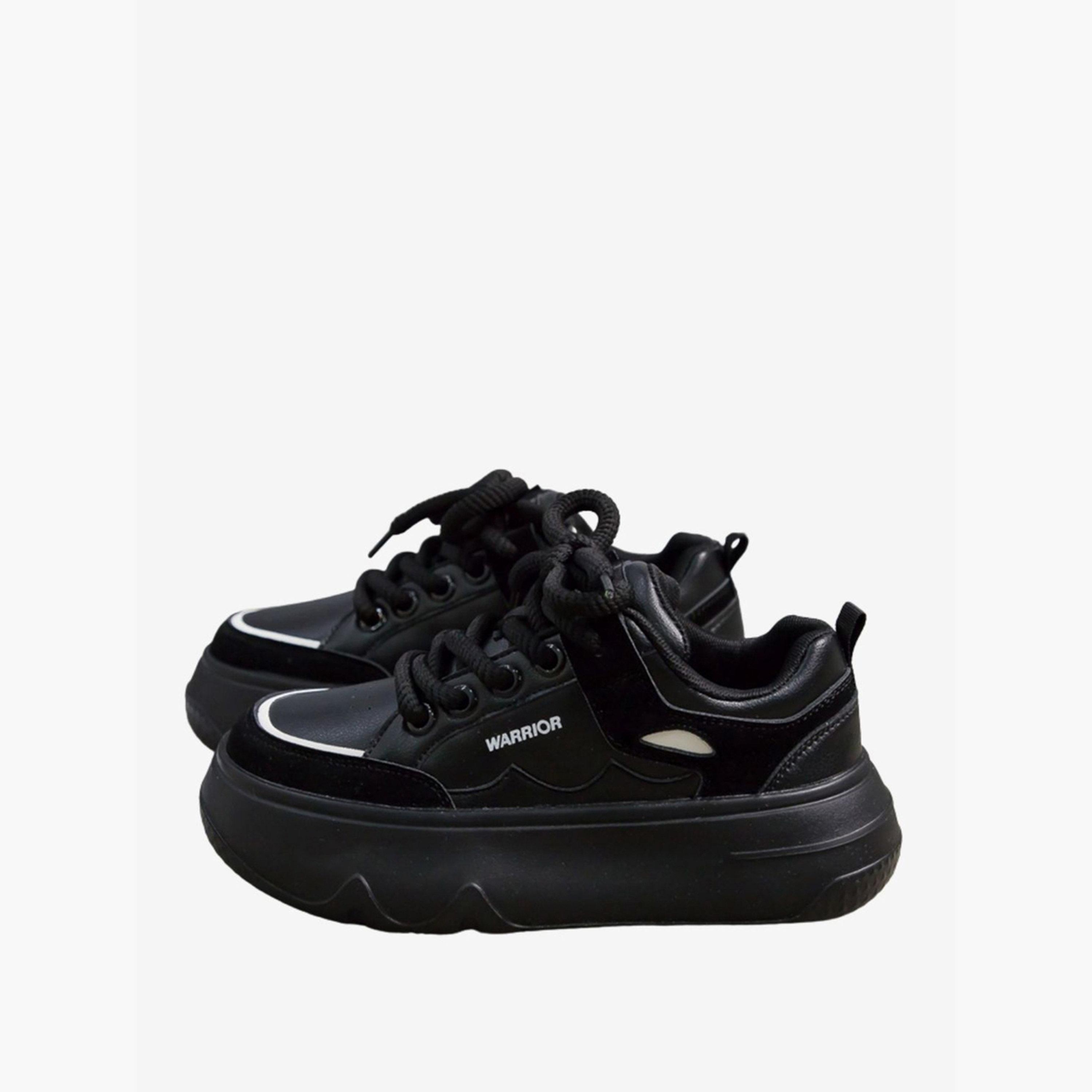 حذاء سنيكرز بنعل سميك وأربطة للنساء-women-shoes-sneakers-image-3