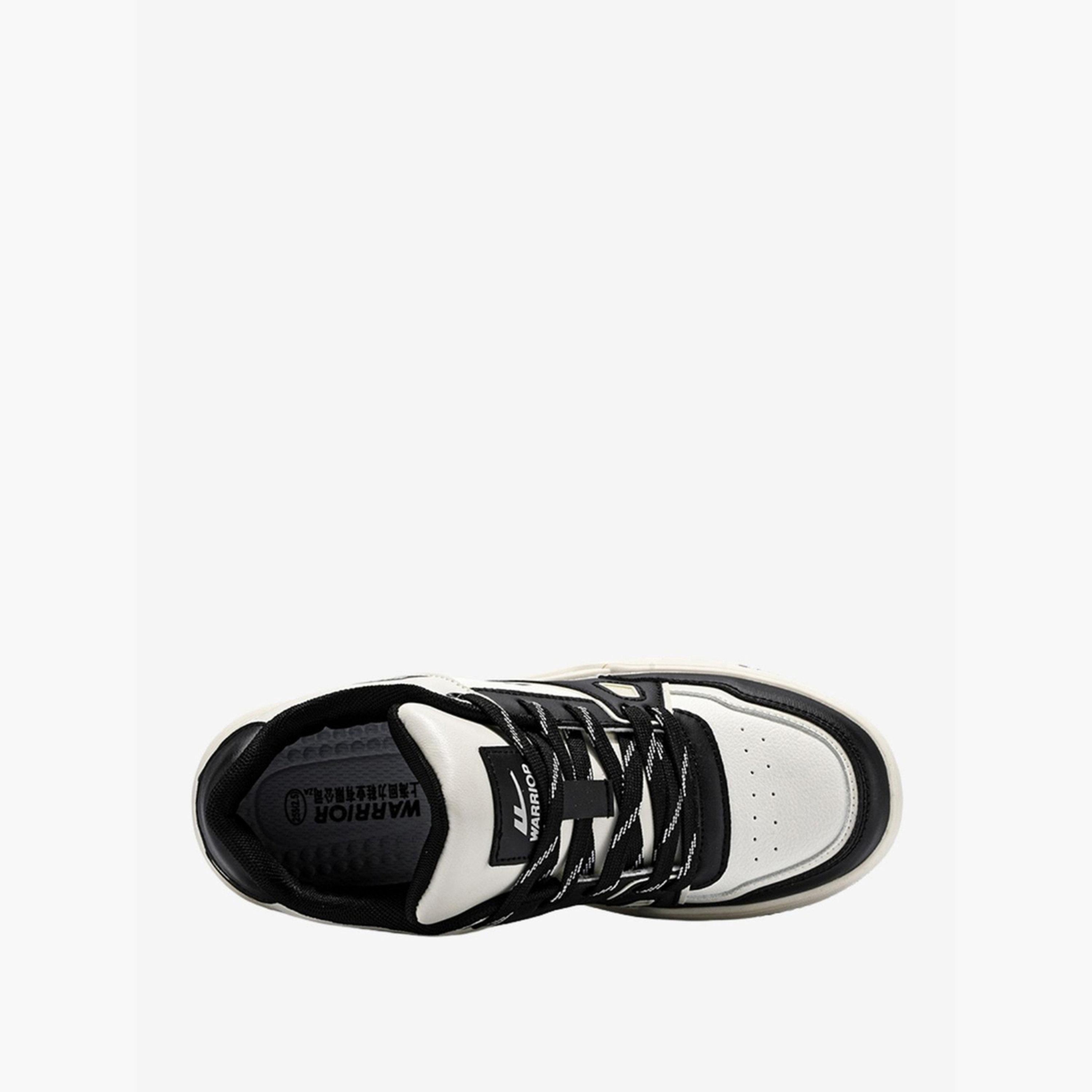 حذاء سنيكرز لكرة السلة بتفاصيل شعار للرجال-men-shoes-sneakers-image-4