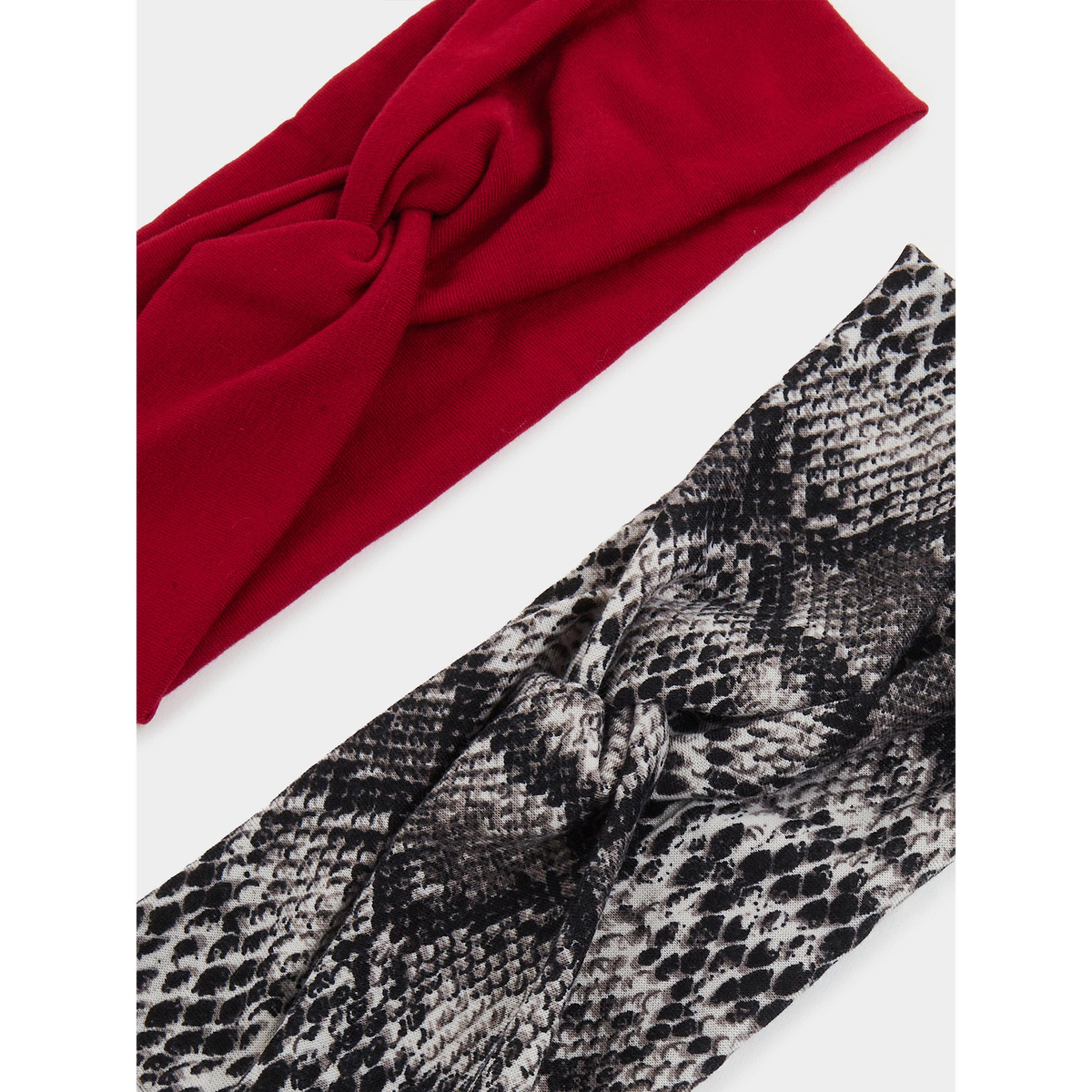 مجموعة من 2 طوق شعر بتفاصيل معقودة-women-hairaccessories-bands-image-4