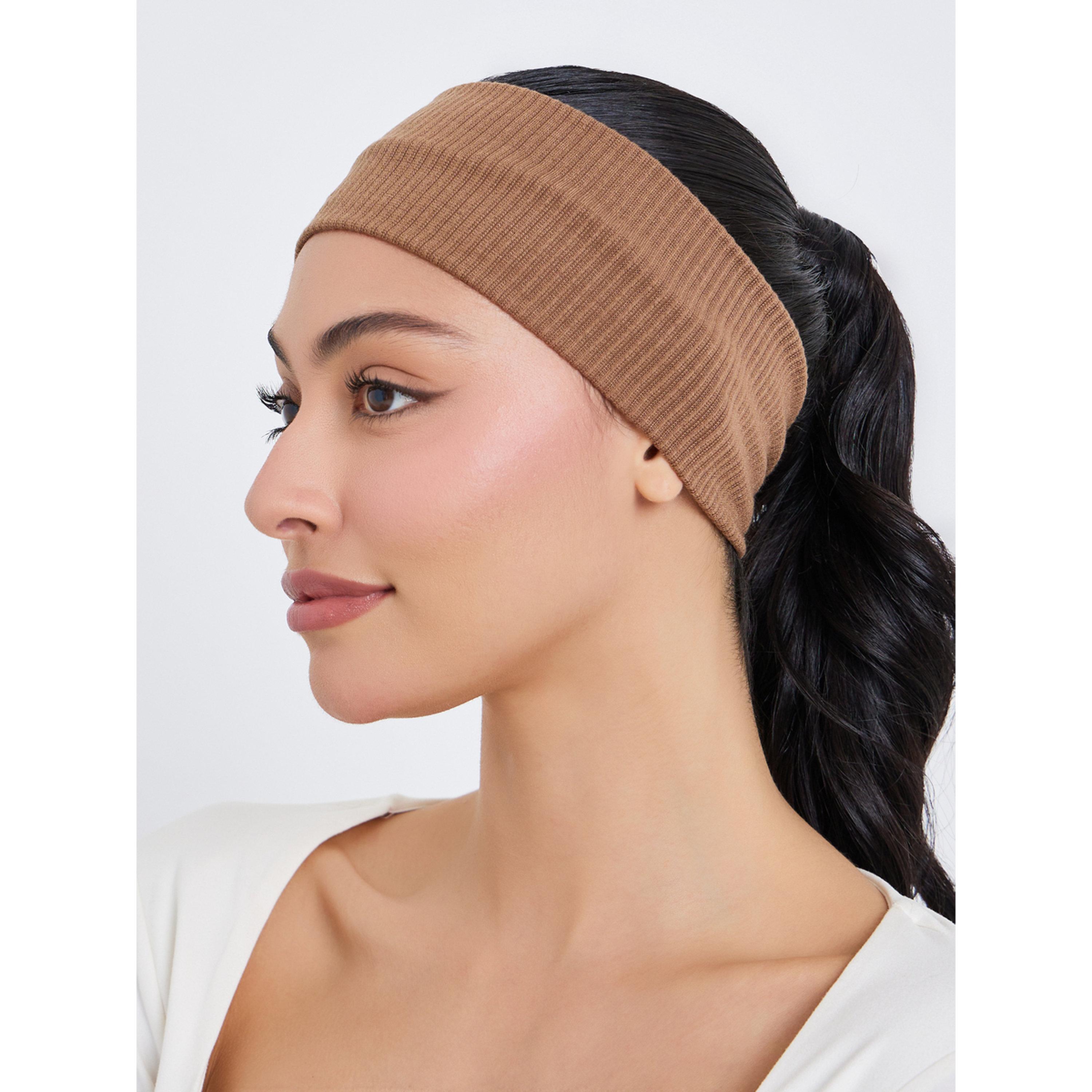 مجموعة من 2 طوق شعر بتفاصيل مضلعة-women-hairaccessories-bands-image-2