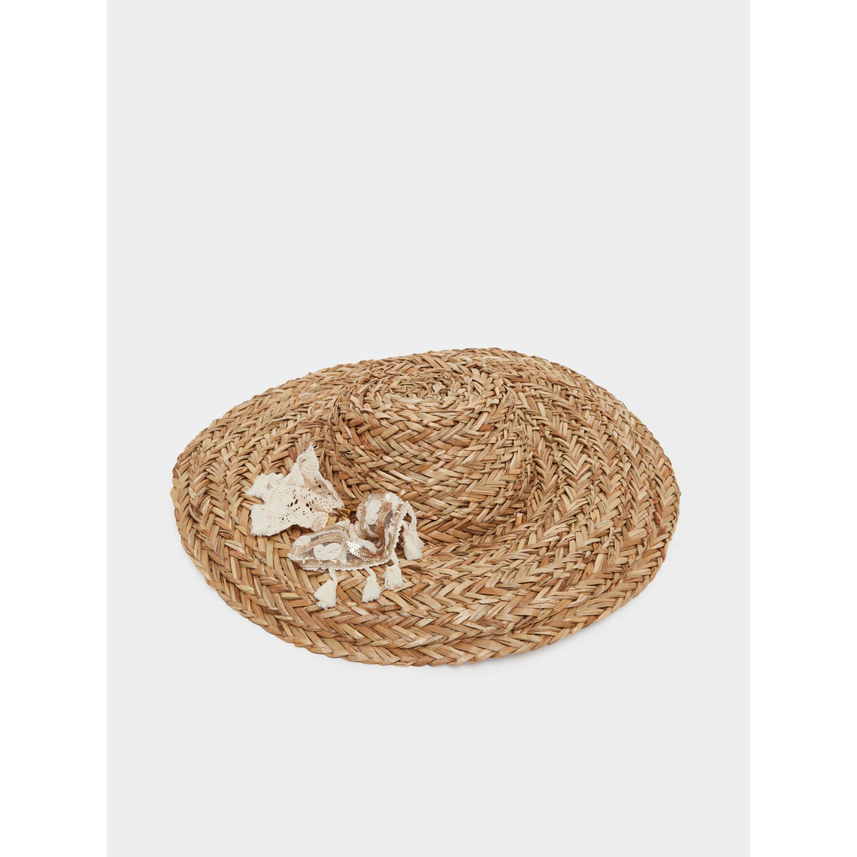 Styli Straw Hat with Tassel Detail-women-clothingaccessories-capsandhats-image-2