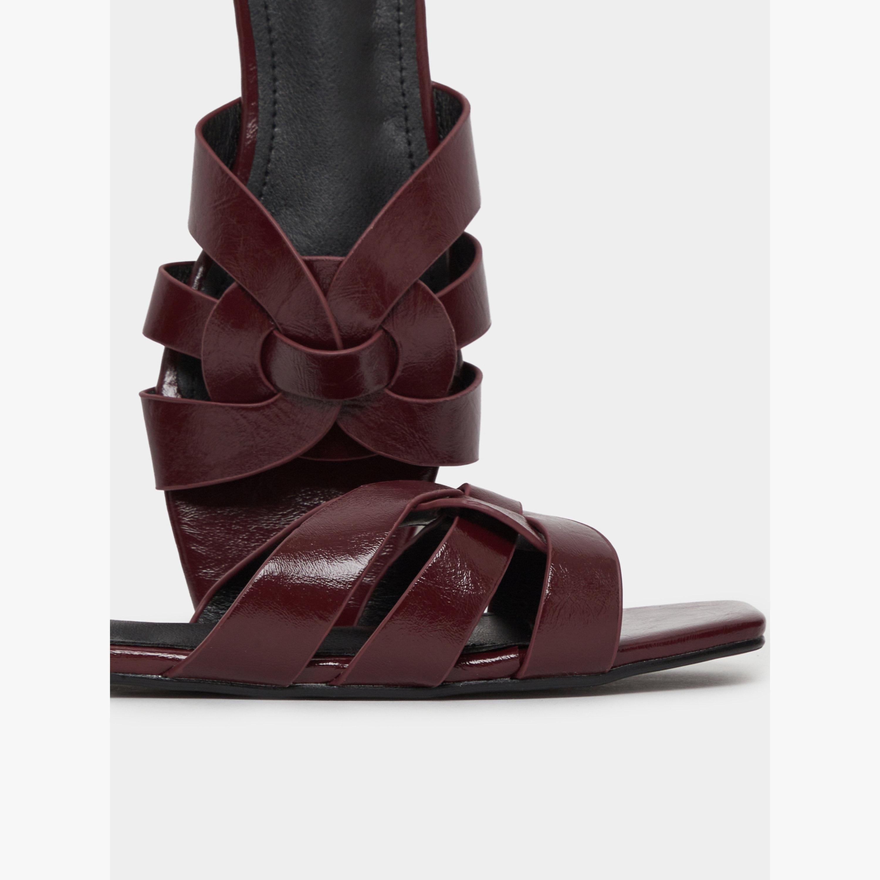صندل فلات بأربطة كروس متقاطعة-women-shoes-sandals-flats-image-4