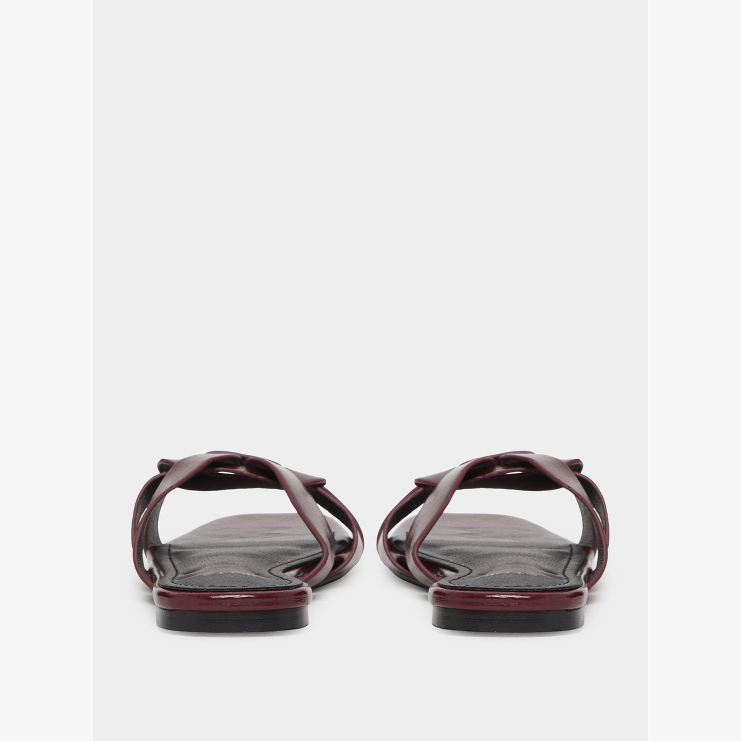 صندل فلات بأربطة كروس متقاطعة-women-shoes-sandals-flats-image-5