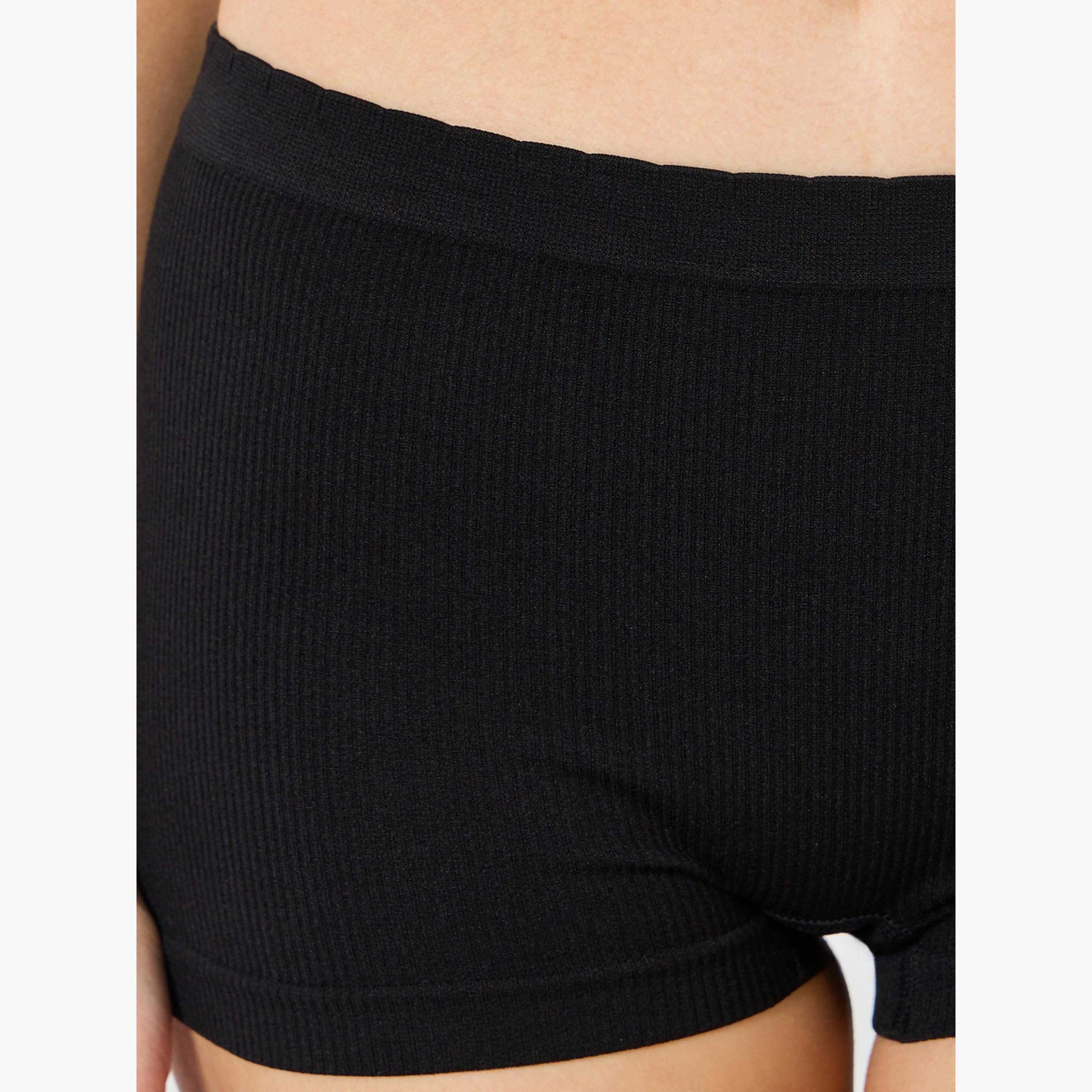 Styli Pack of 3 - Women Ribbed Boyshorts-women-clothing-lingerie-lingeriesets-image-4