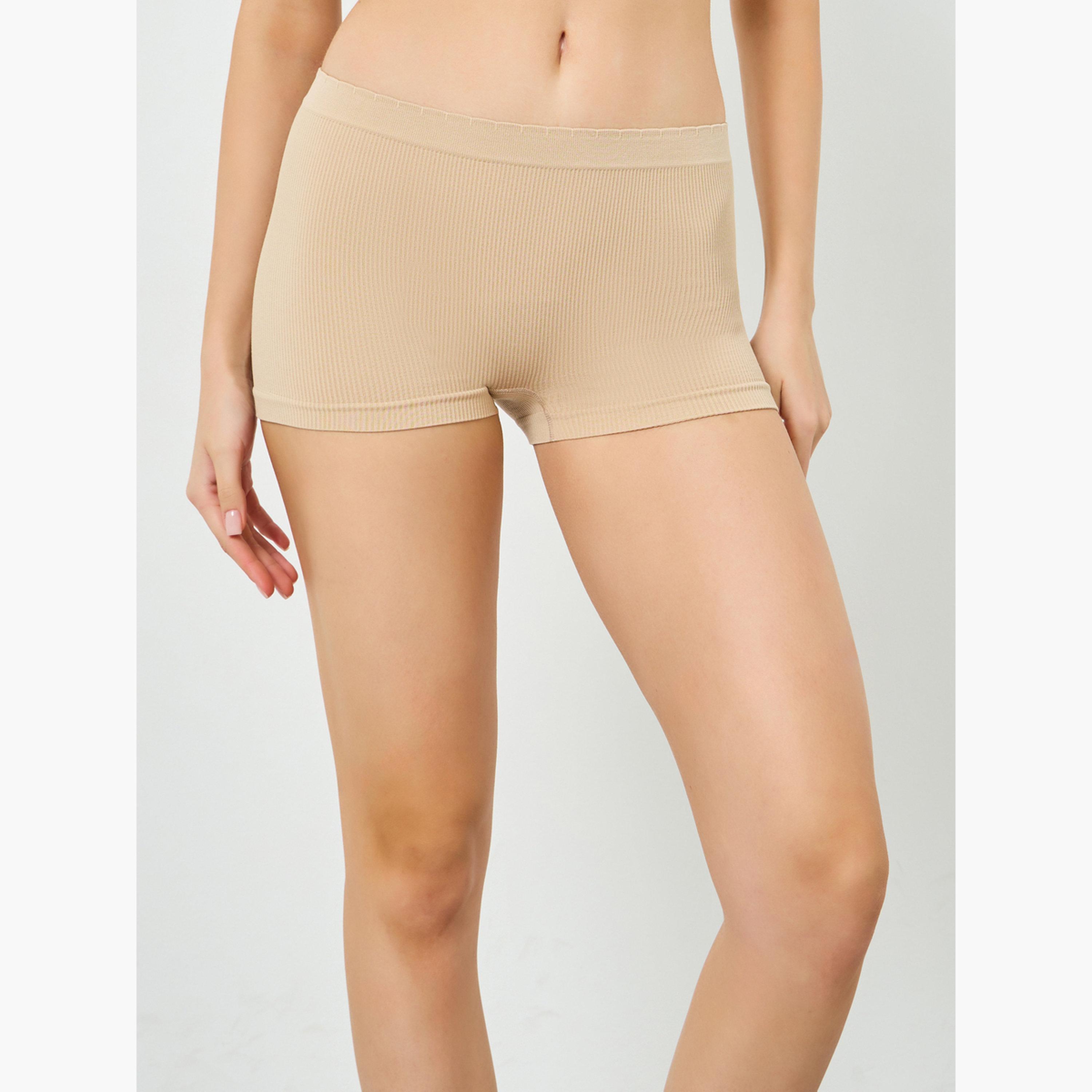 Styli Pack of 3 - Women Ribbed Boyshorts-women-clothing-lingerie-lingeriesets-image-5