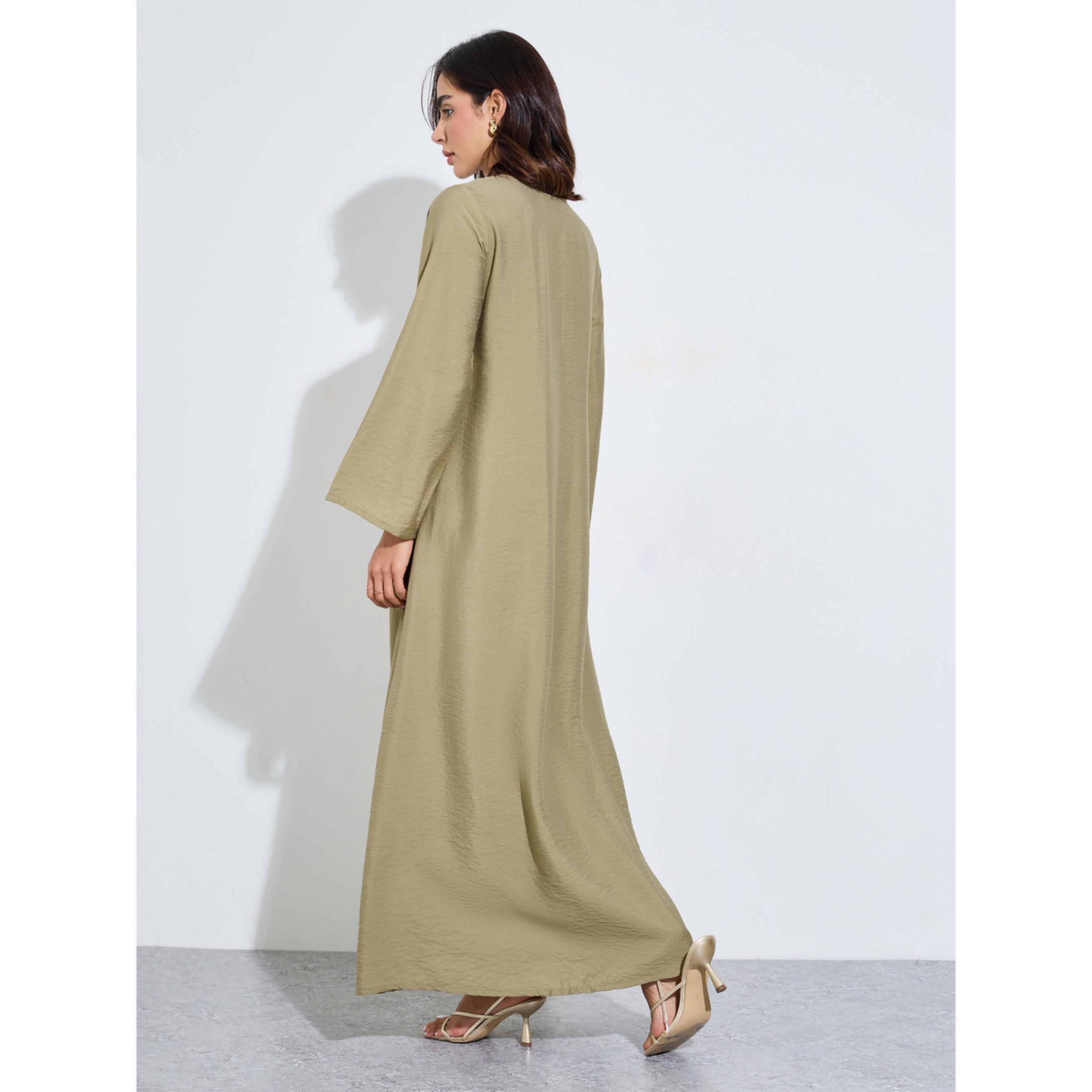 Amirah X Styli Maxi Jalabiya with White Embroidery-women-arabicclothing-jalabiyas-image-4